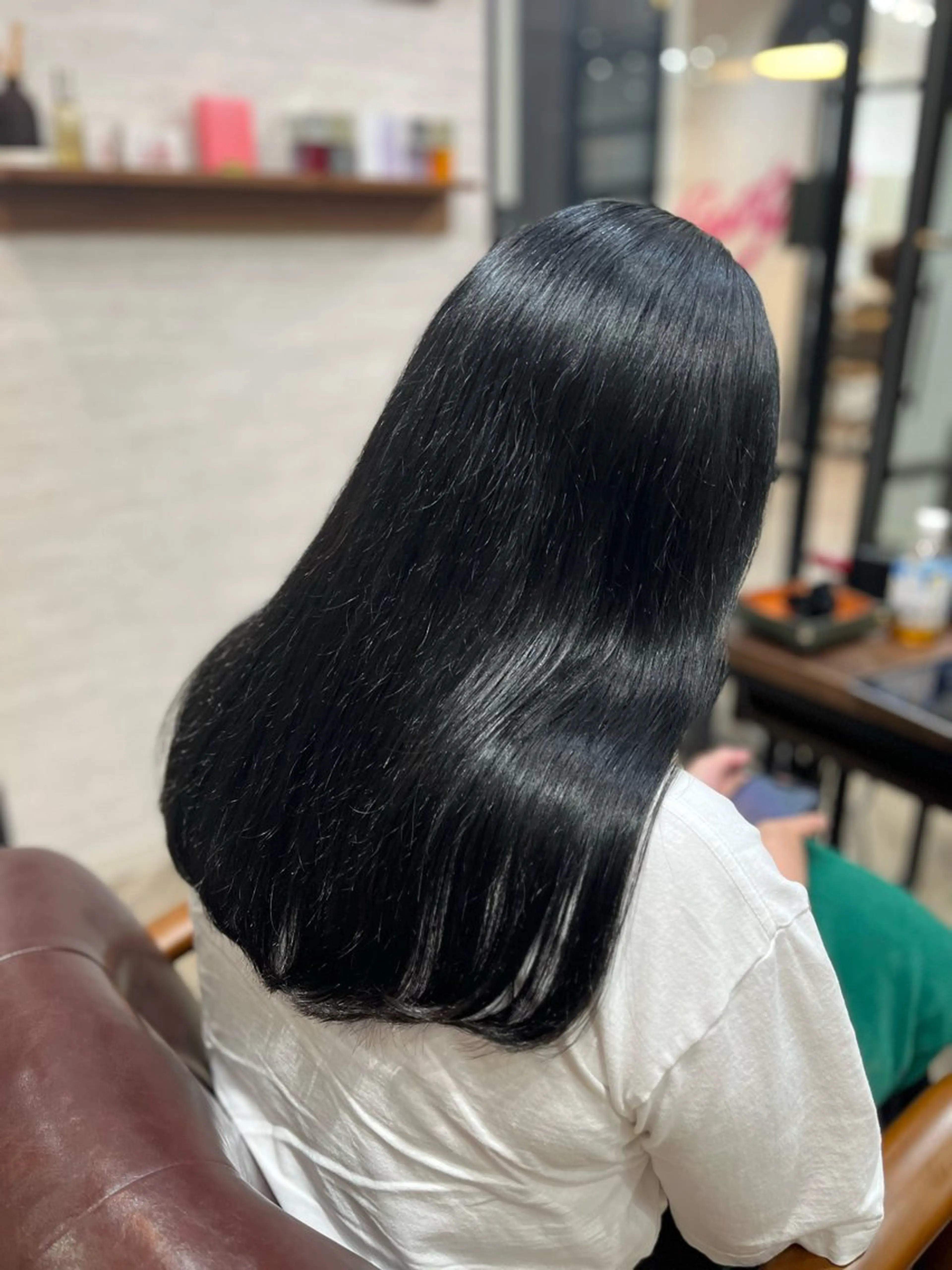 ロング カラー アッシュ オリーブアッシュ ヘアカラー トリートメント 🫧ぷる艶カラー🫧 Yuubi🦩のヘアスタイル