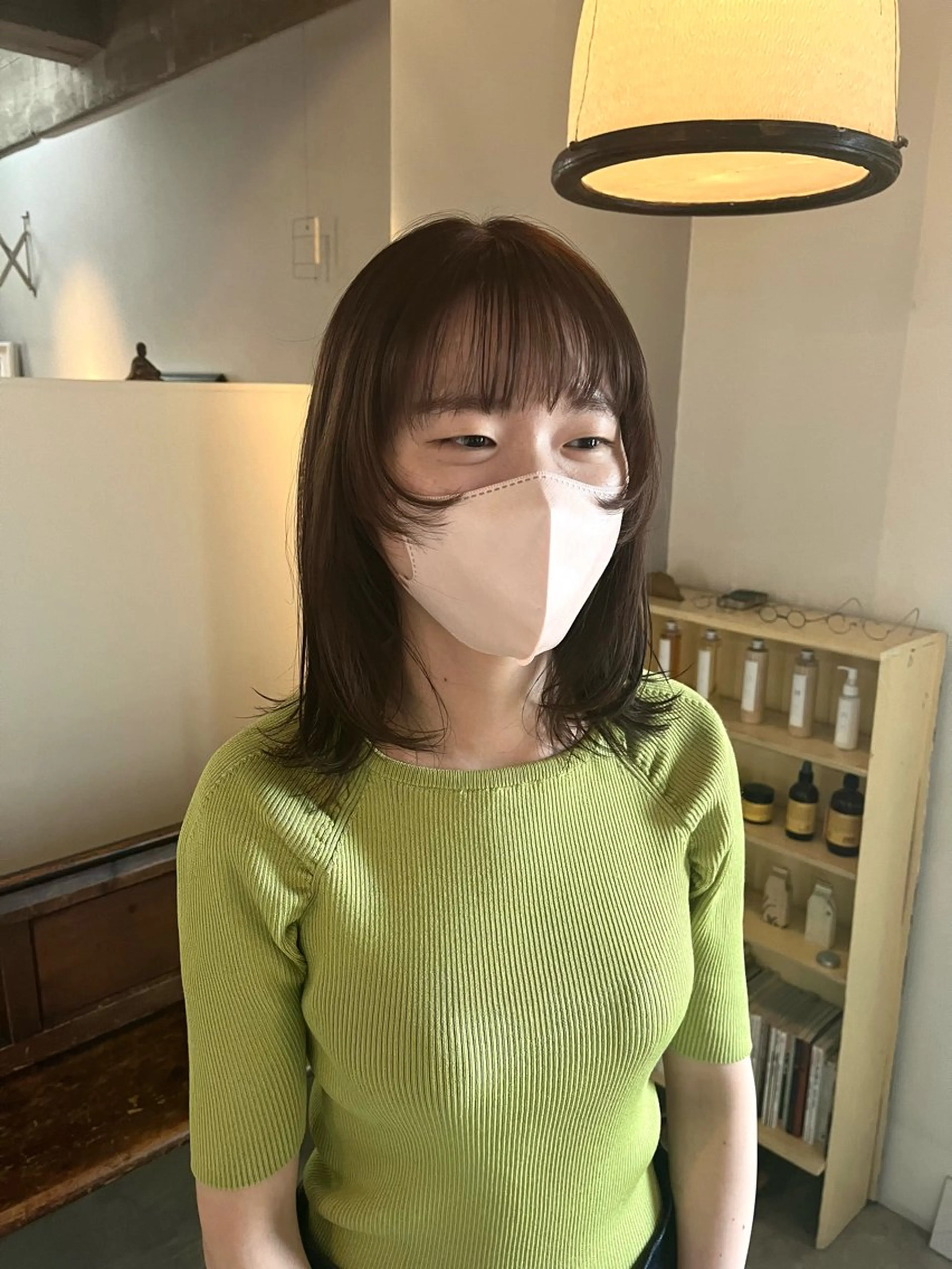 ミディアム カラー room3小出 奈央子のヘアスタイル