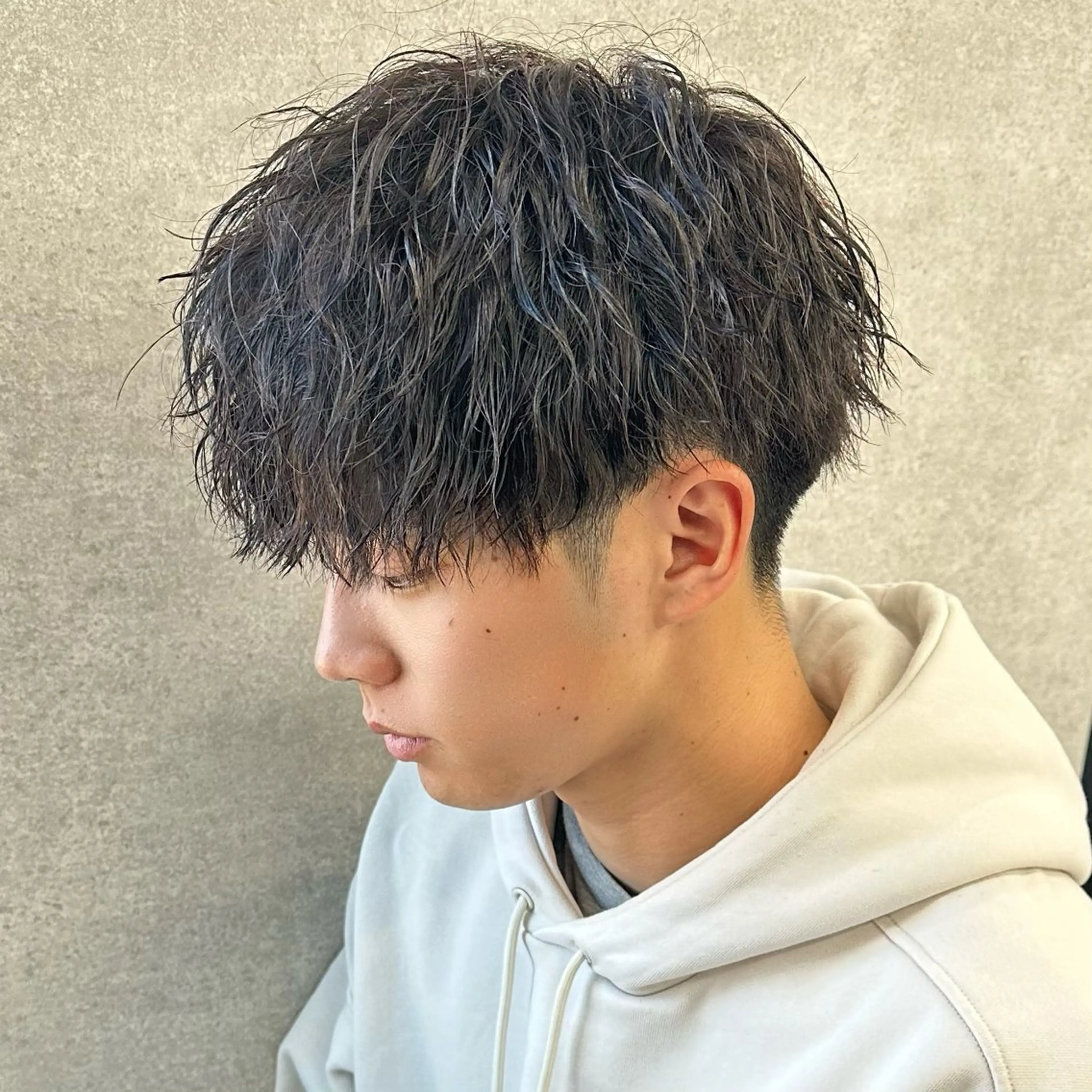 パーマ ヘアアレンジ メンズ 髪質改善 川合 智之のヘアスタイル