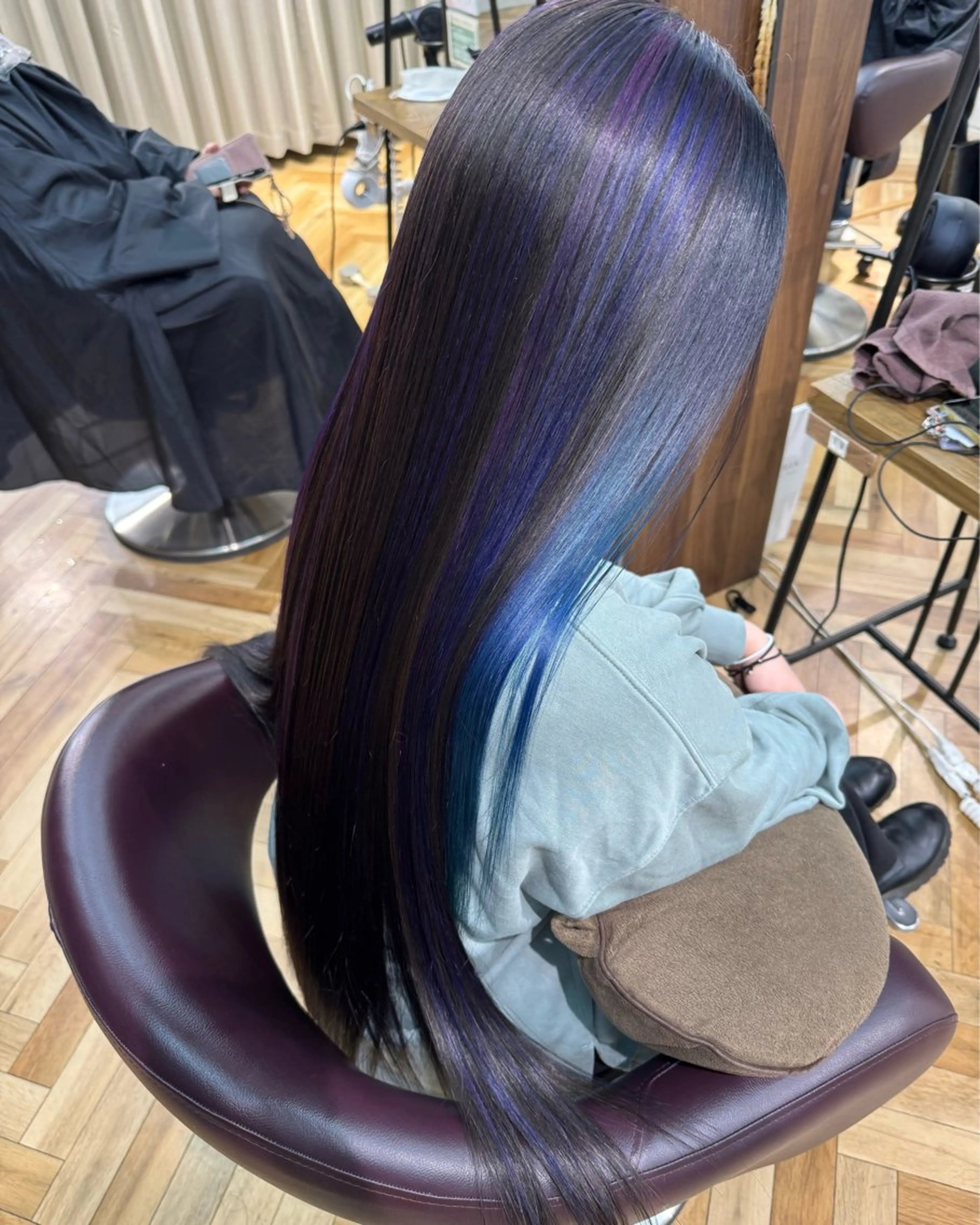 ロング カラー ヘアアレンジ ブリーチ ケアブリーチ デザインカラー ハイライトカラー ハイトーンカラー ヘアカラー ハイトーン特化🤍 浦住のヘアスタイル
