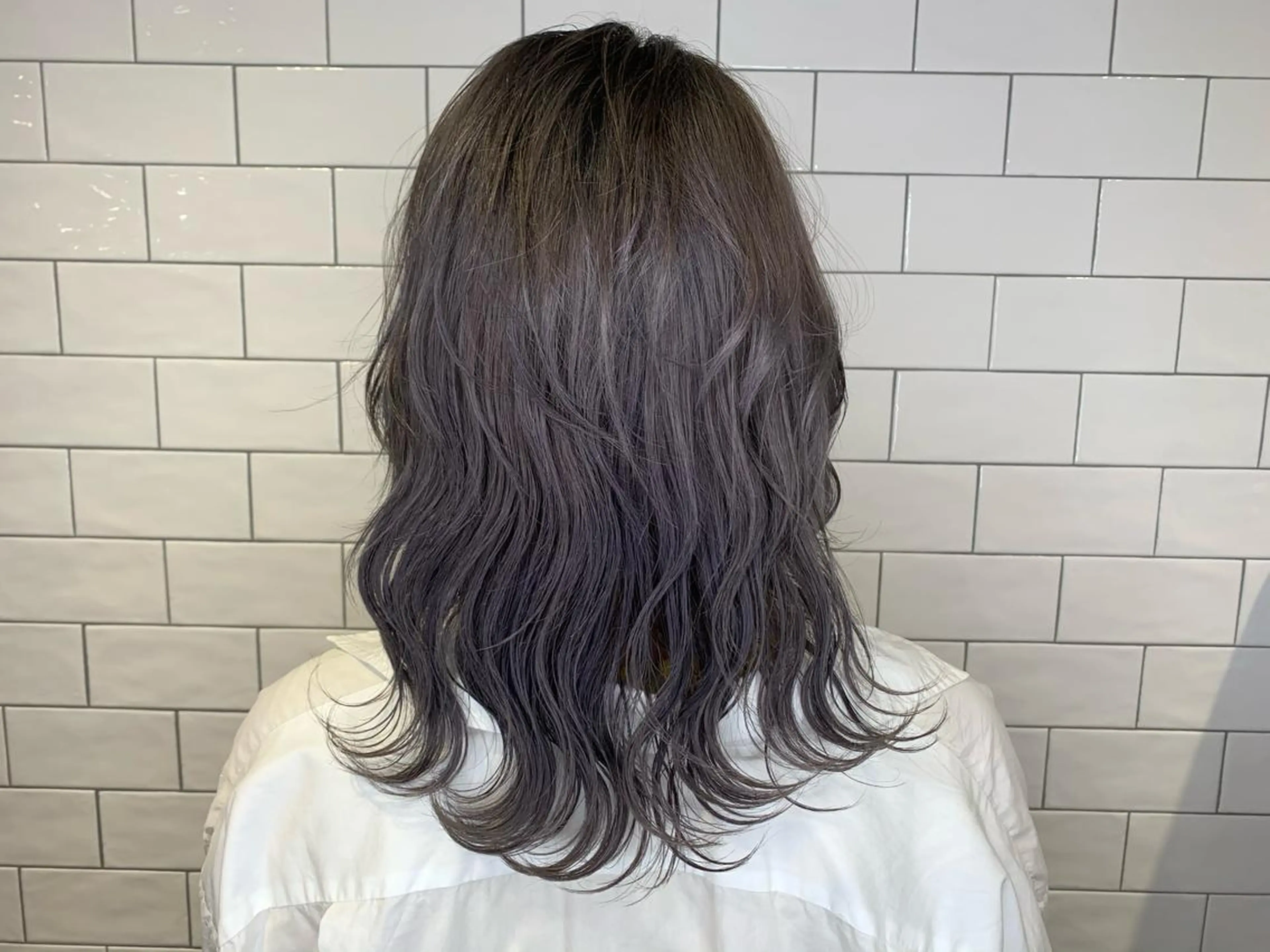 ミディアム カラー ヘアカラー 原山 直人のヘアスタイル