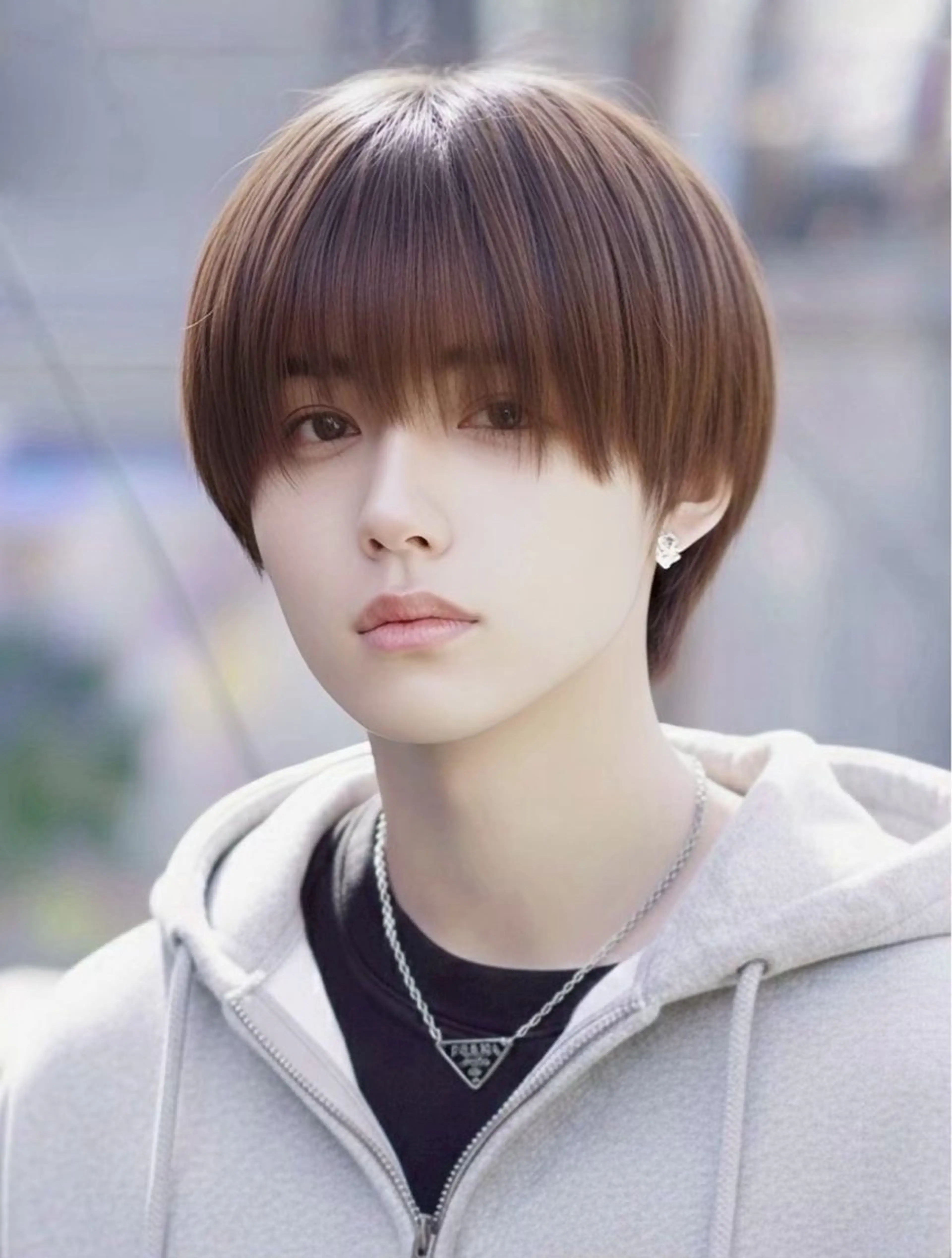 ショート メンズ マッシュ 髪質改善 縮毛矯正 カット 縮毛矯正 ヤリタ カケルのヘアスタイル