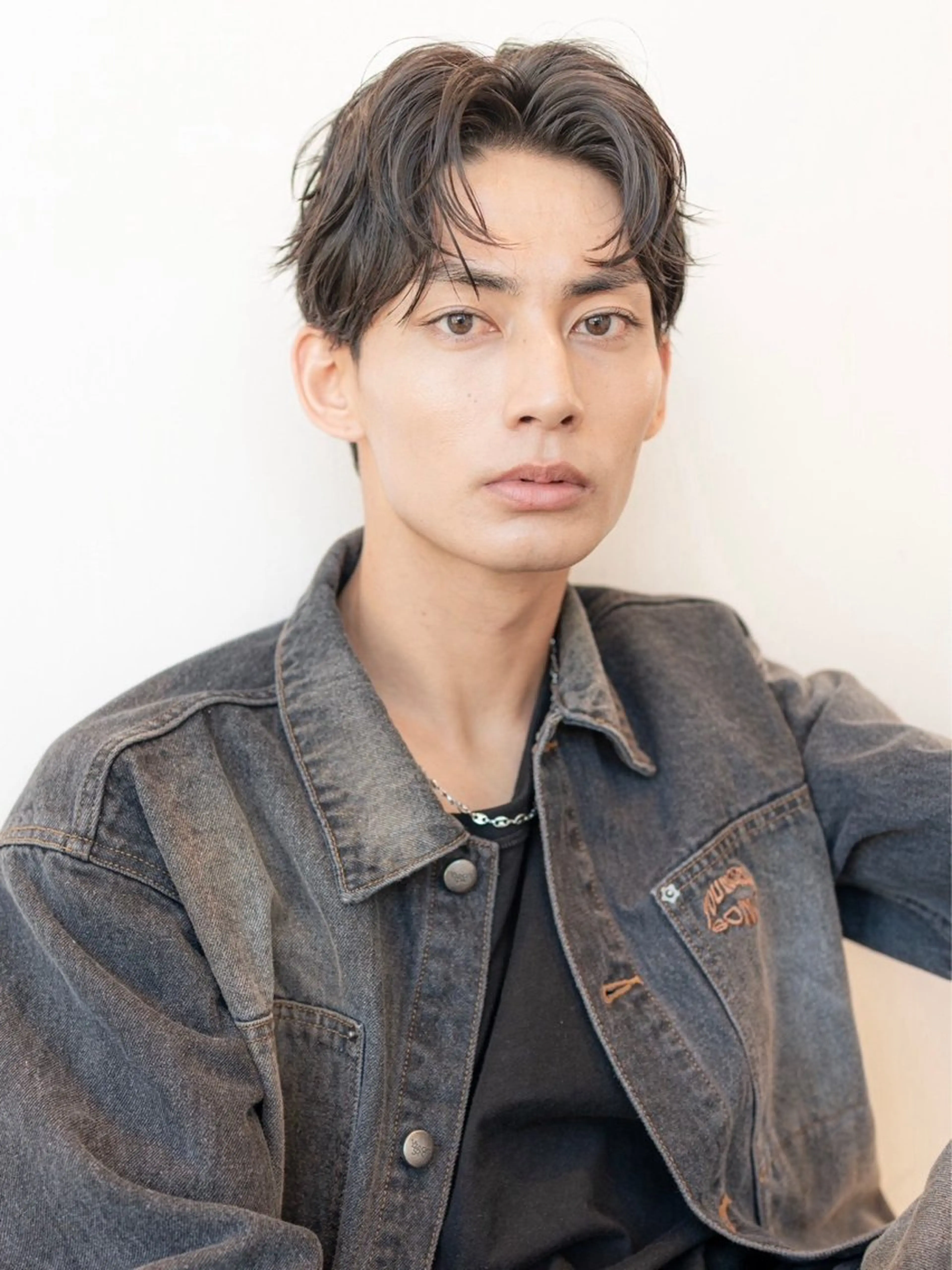 パーマ メンズ メンズパーマ 波巻きパーマ ニュアンスパーマ 田中航平/渋谷ボブ/ レイヤーボブのヘアスタイル