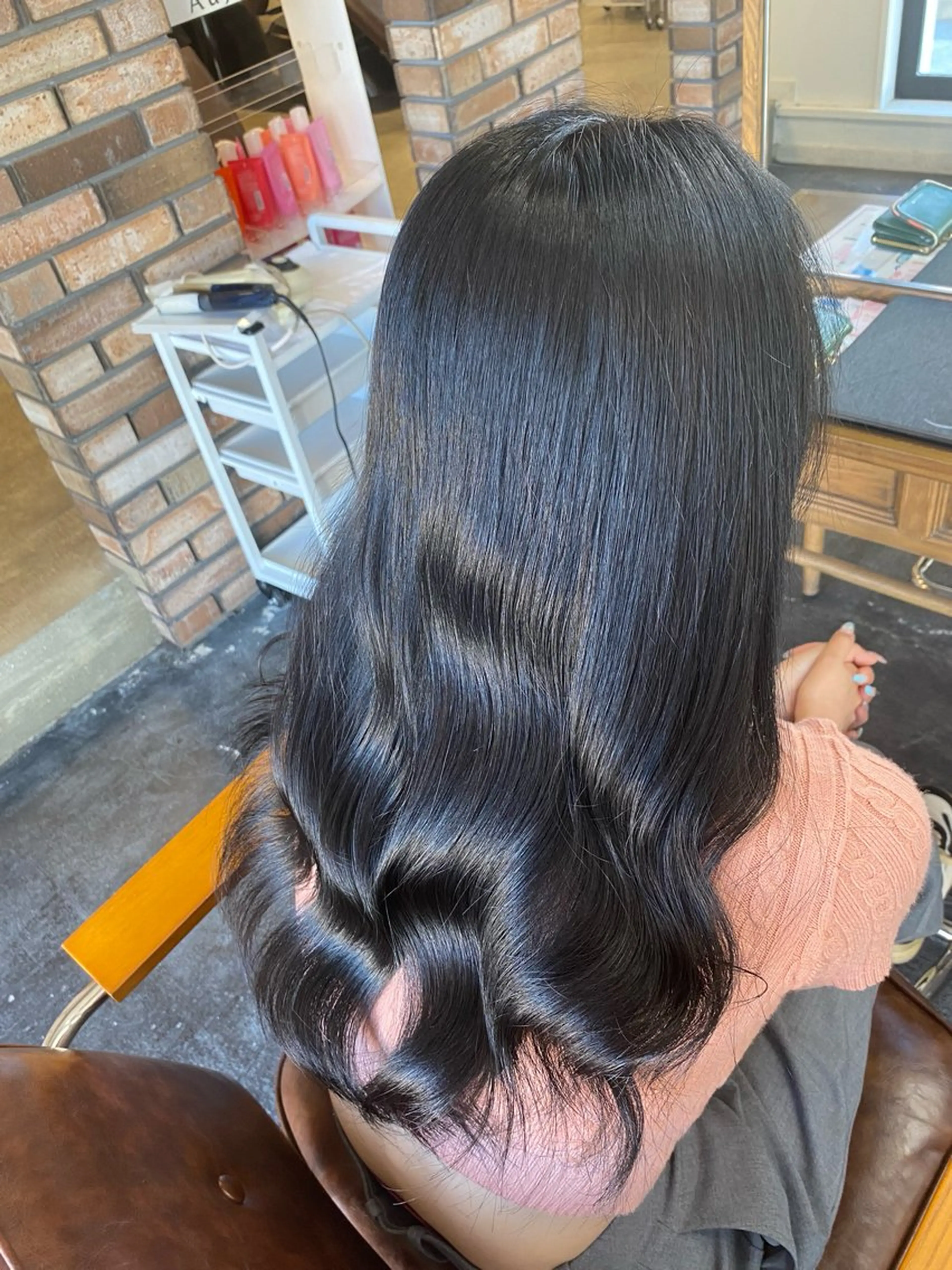 ✨20%OFF✨全体カラー💛＋オージュアトリートメント🥣ロング料金なし！！シャンプーブロー代込みの写真