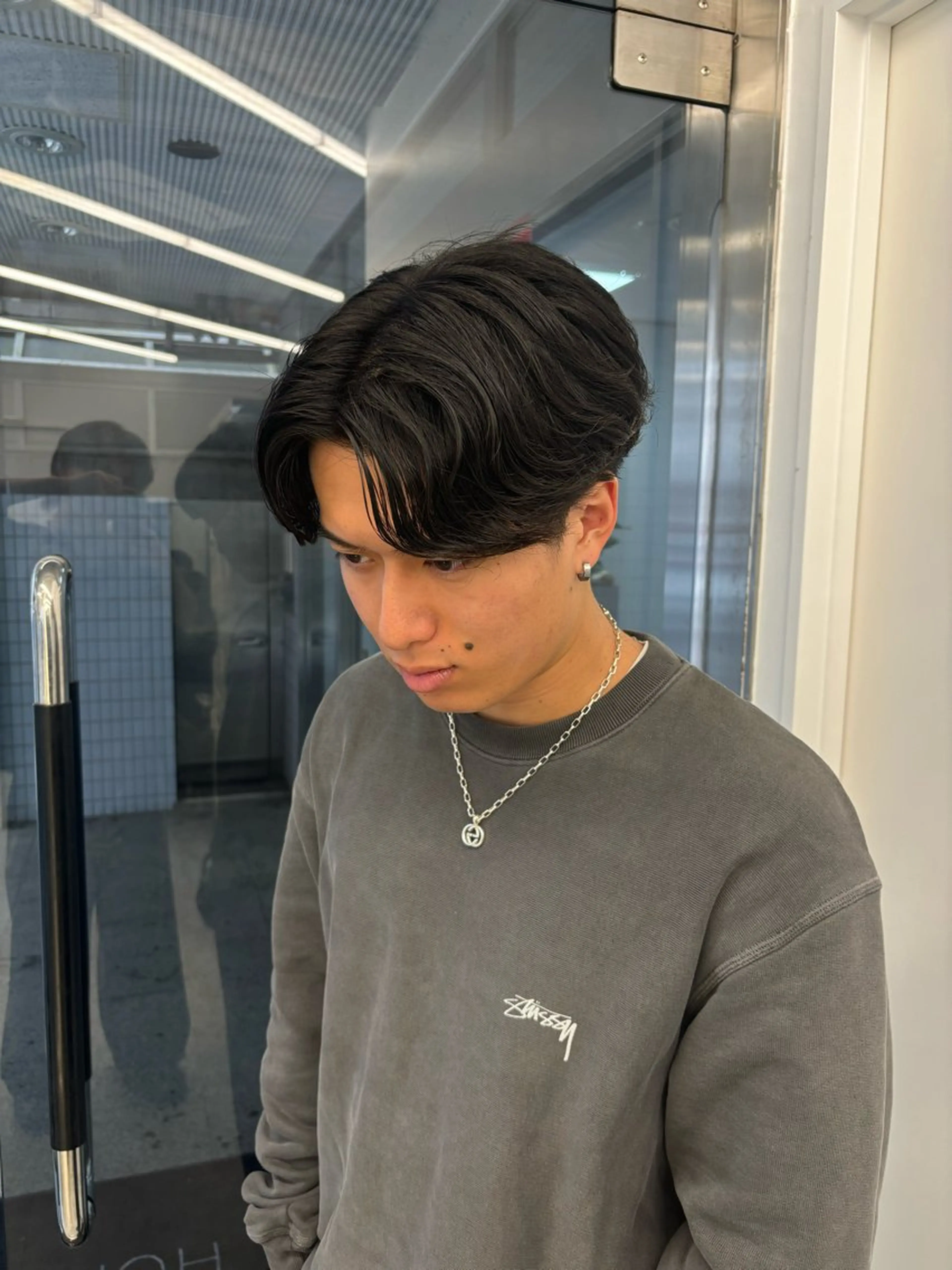 ショート カラー パーマ メンズ メンズパーマ カット パーマ トリートメント 森龍馬 メンズ専門美容師のヘアスタイル