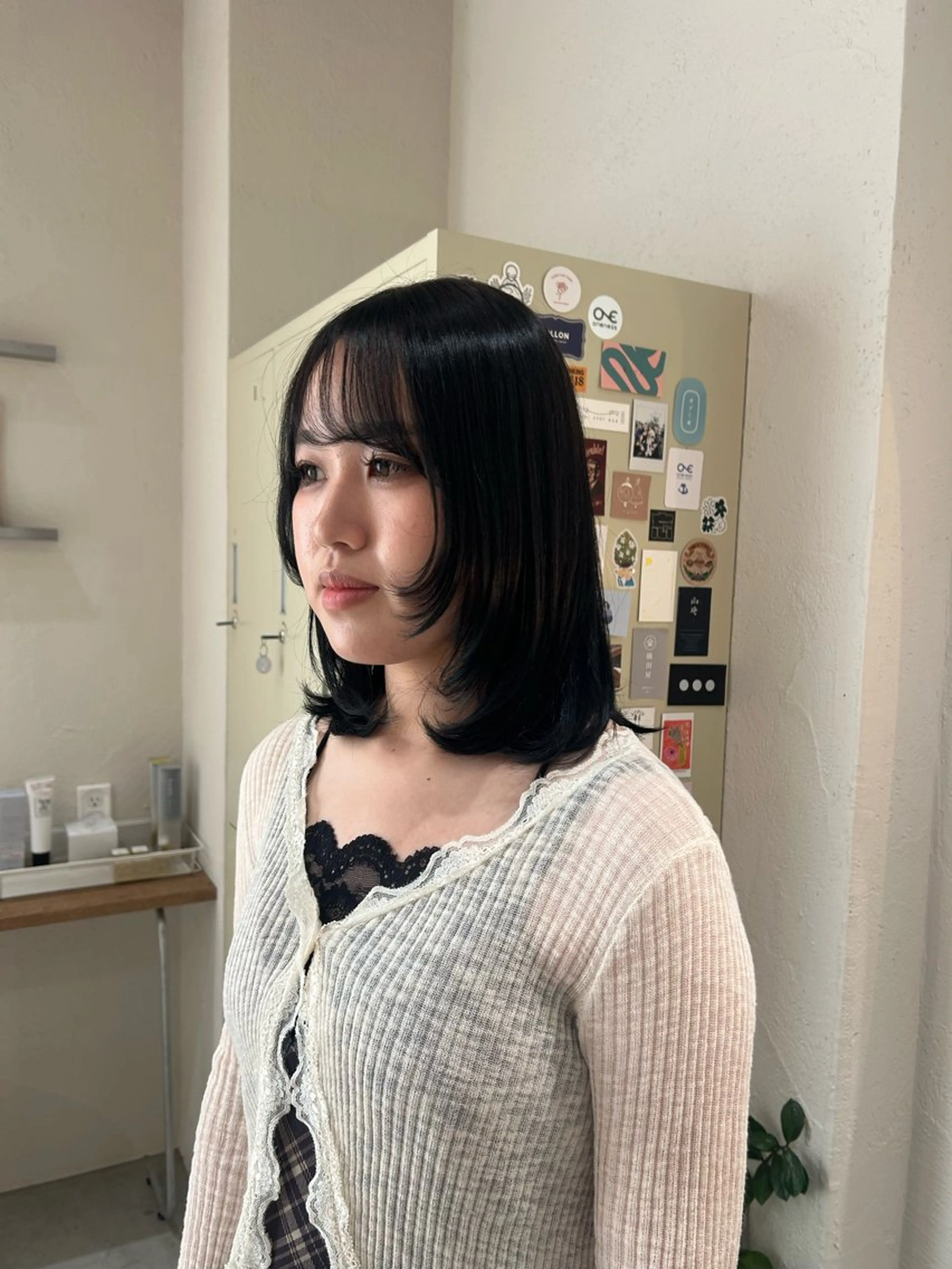 ミディアム トリートメント カット 🌷似合わせカラー 🌷/岡崎/アイ🐰のヘアスタイル