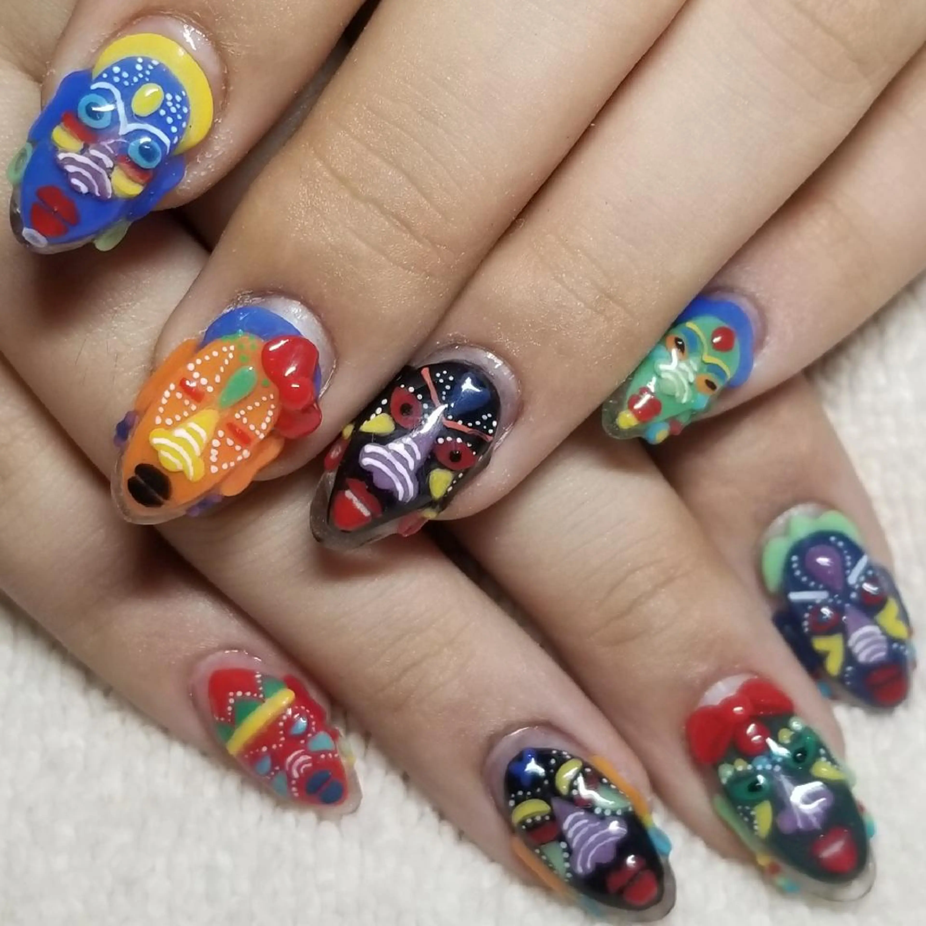 ネイル クリアネイル ハンドネイル よしだ ひろきのネイルデザイン