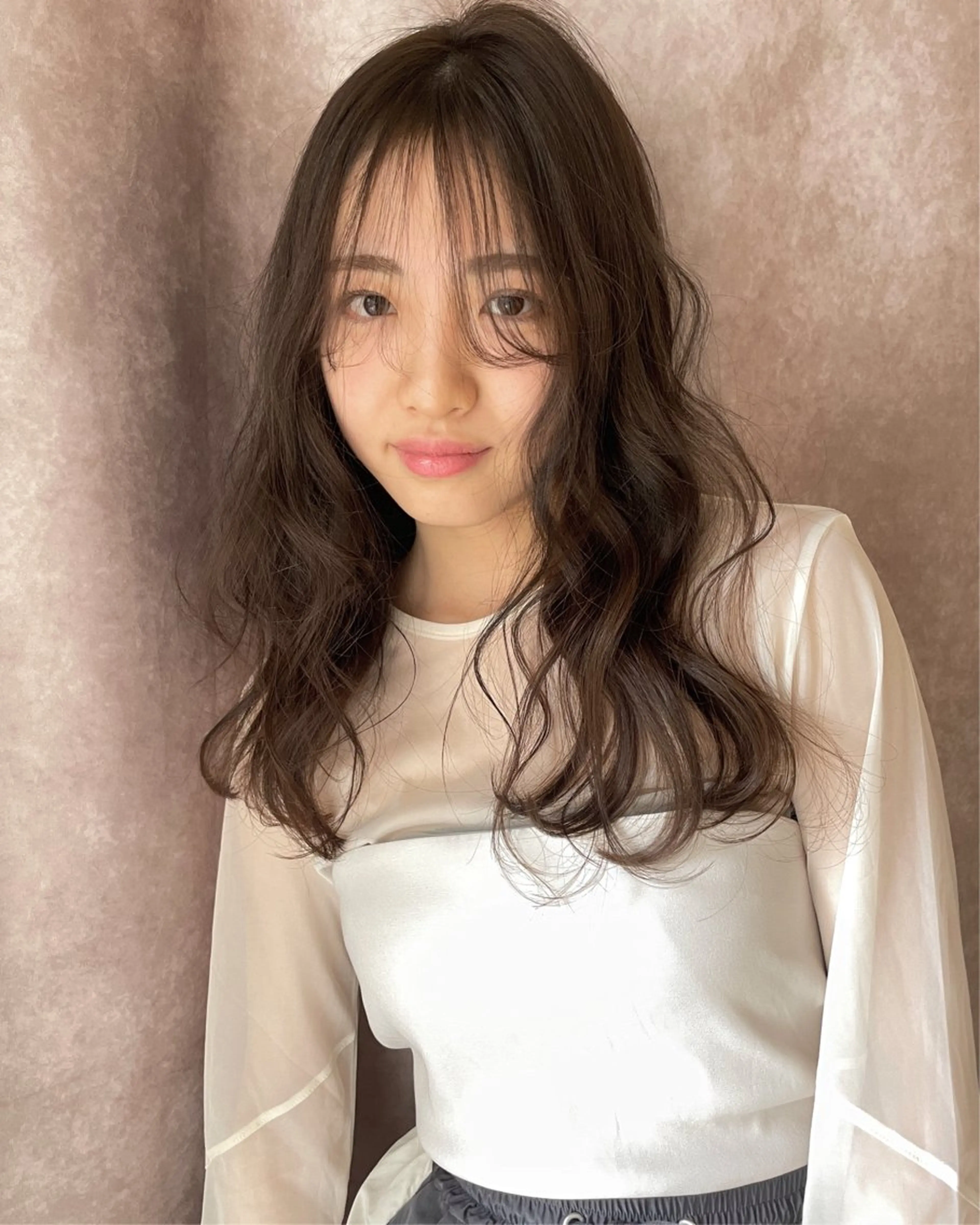 ロング カラー 🙃 透明感カラー/ボブのヘアスタイル