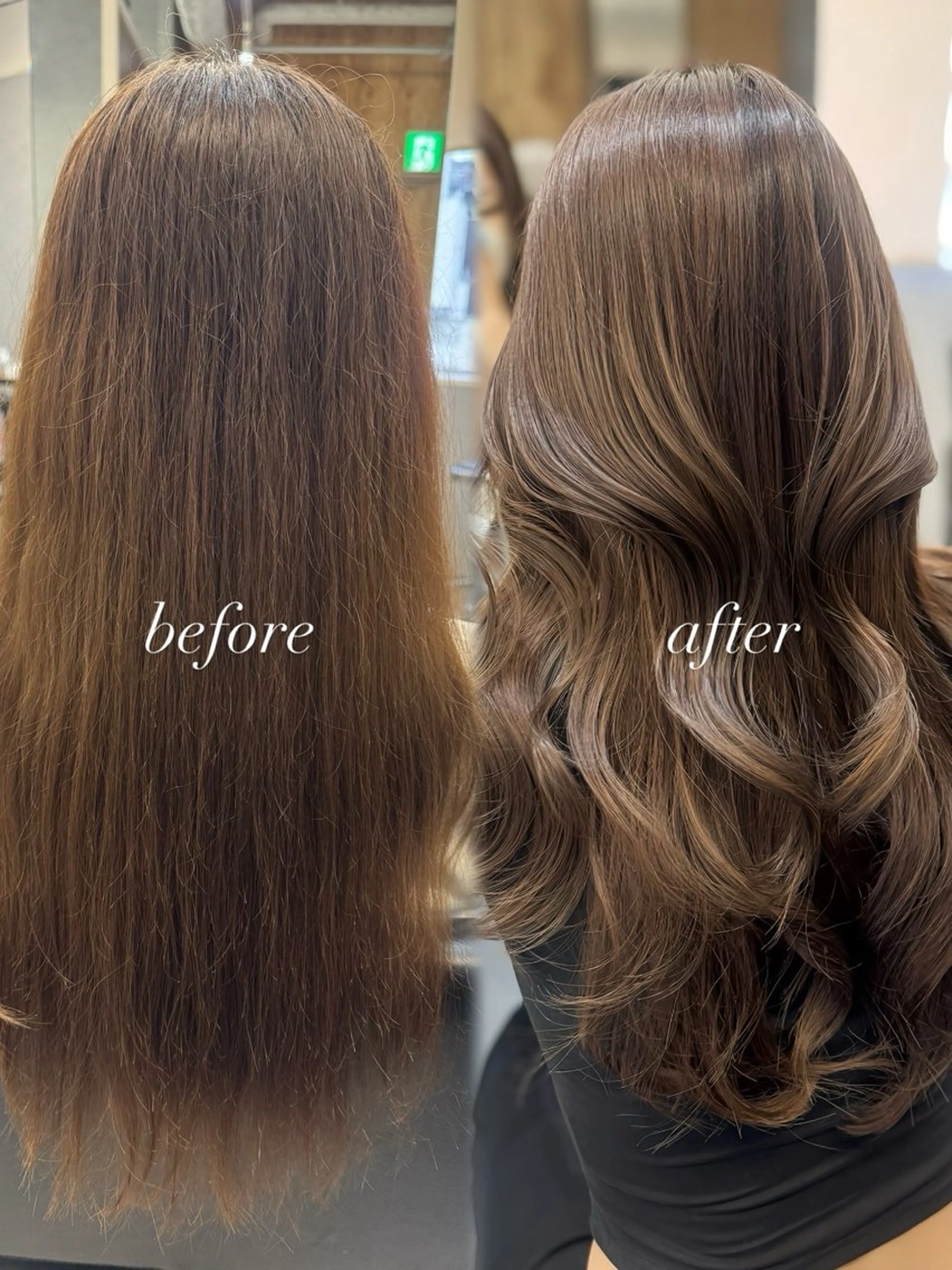 ロング カラー 宮本 優のヘアスタイル