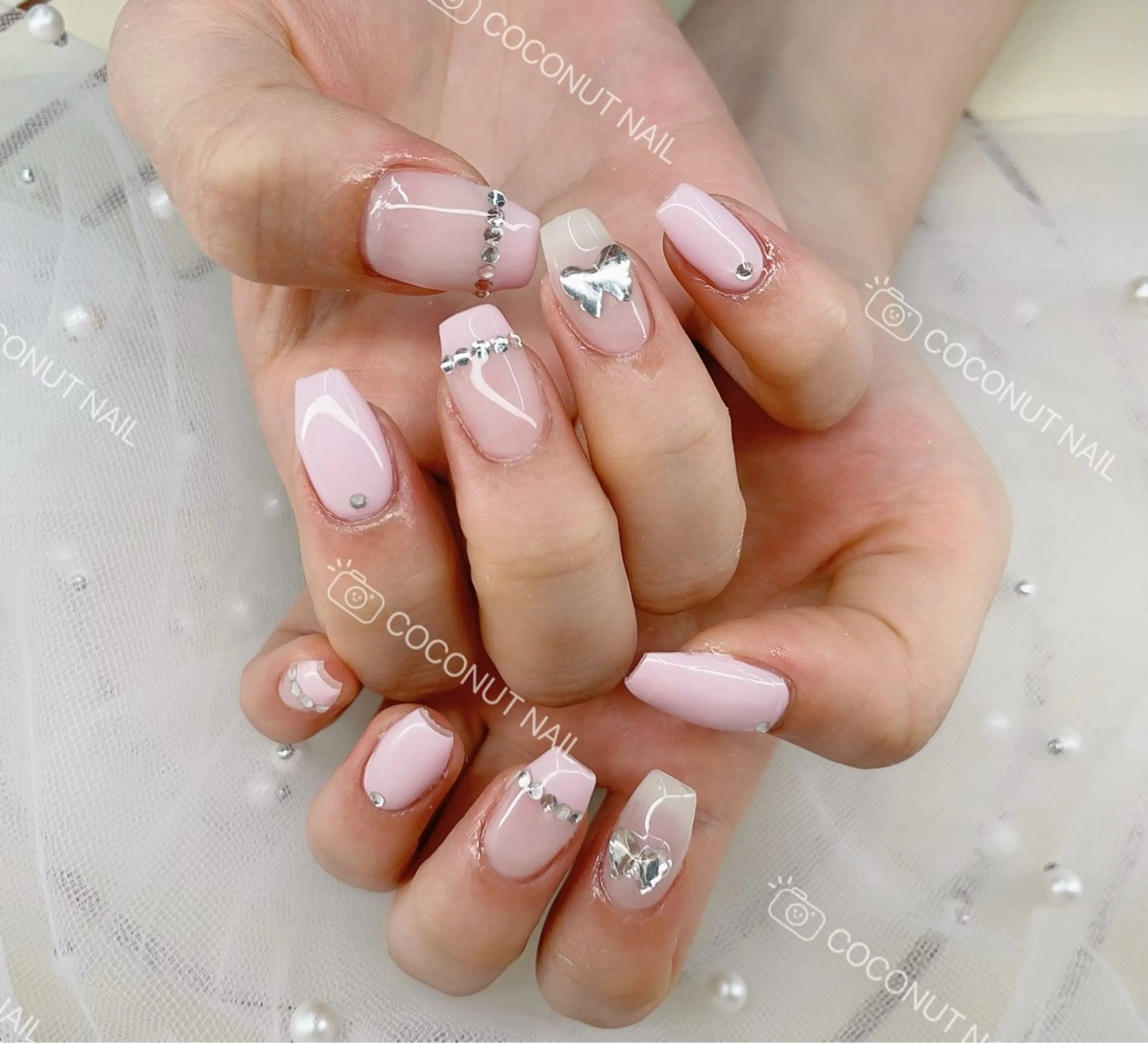 ネイル ハンドネイル 神田 ココナッツのネイルデザイン