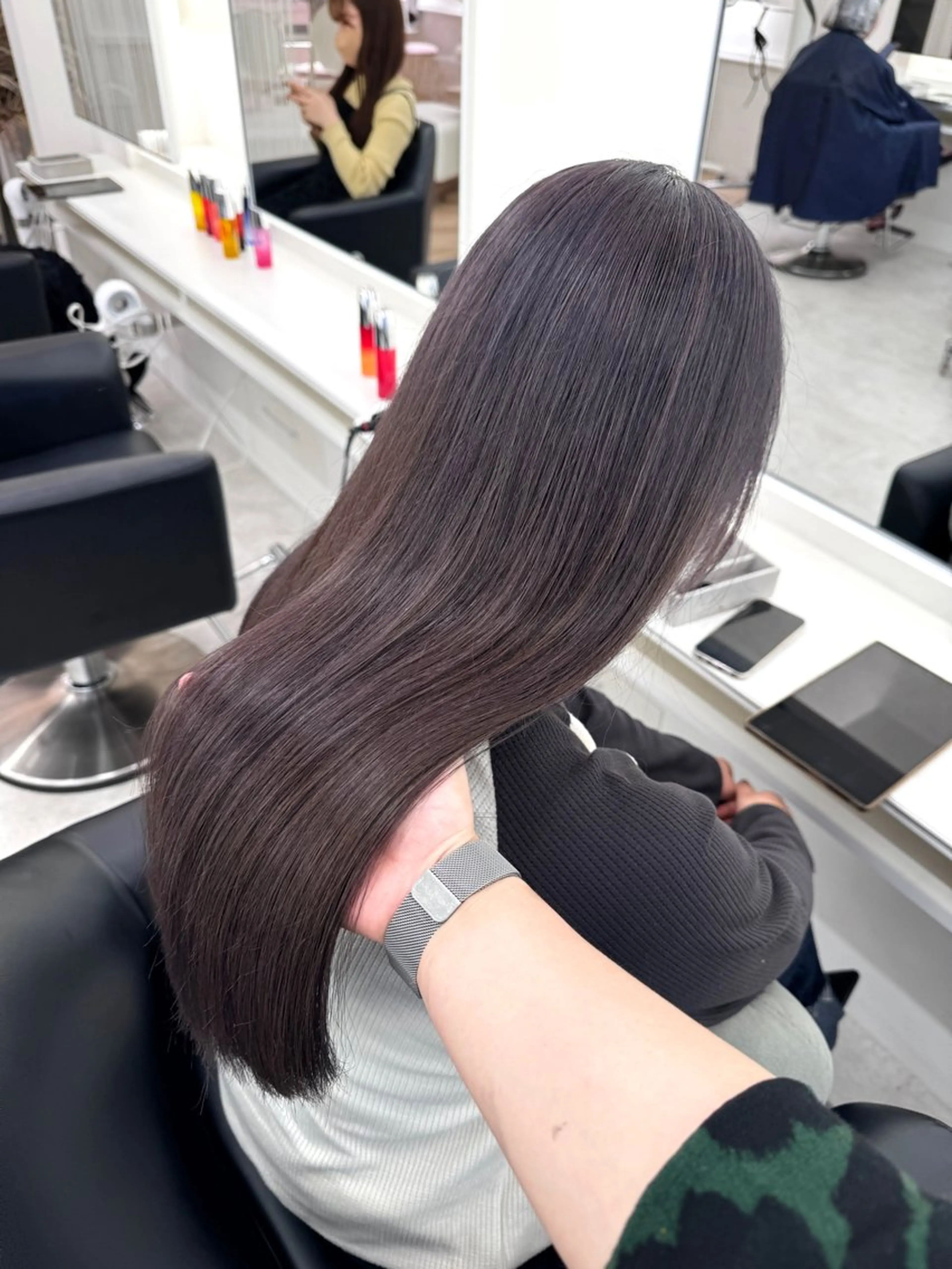 ロング カラー カット ヘアカラー ♡ParveMix NANO♡のヘアスタイル