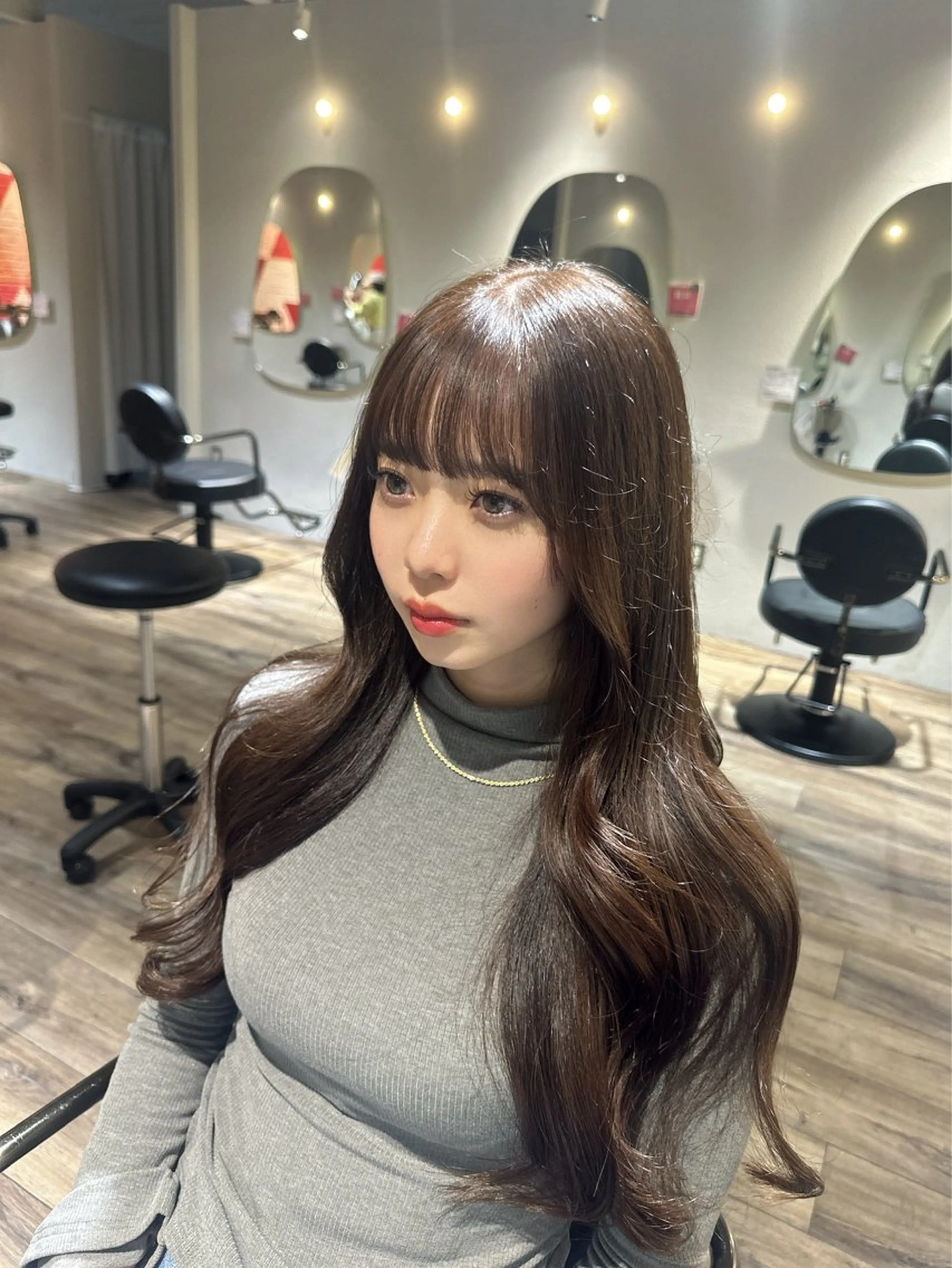 【3月限定】顔まわり小顔カット＋透明感カラー🌻の写真