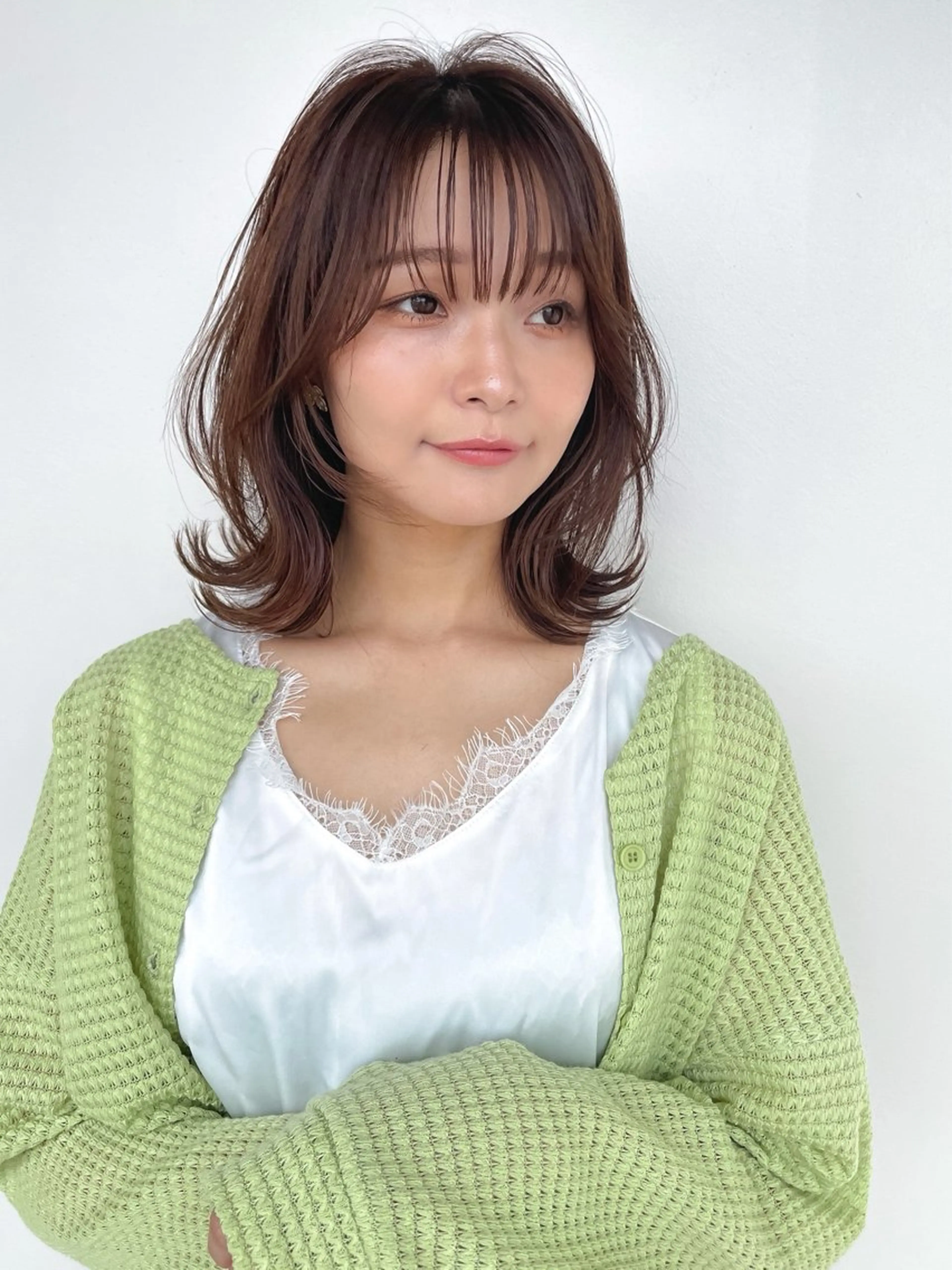 ミディアム 似合わせカット✂️ 稲垣亮平のヘアスタイル