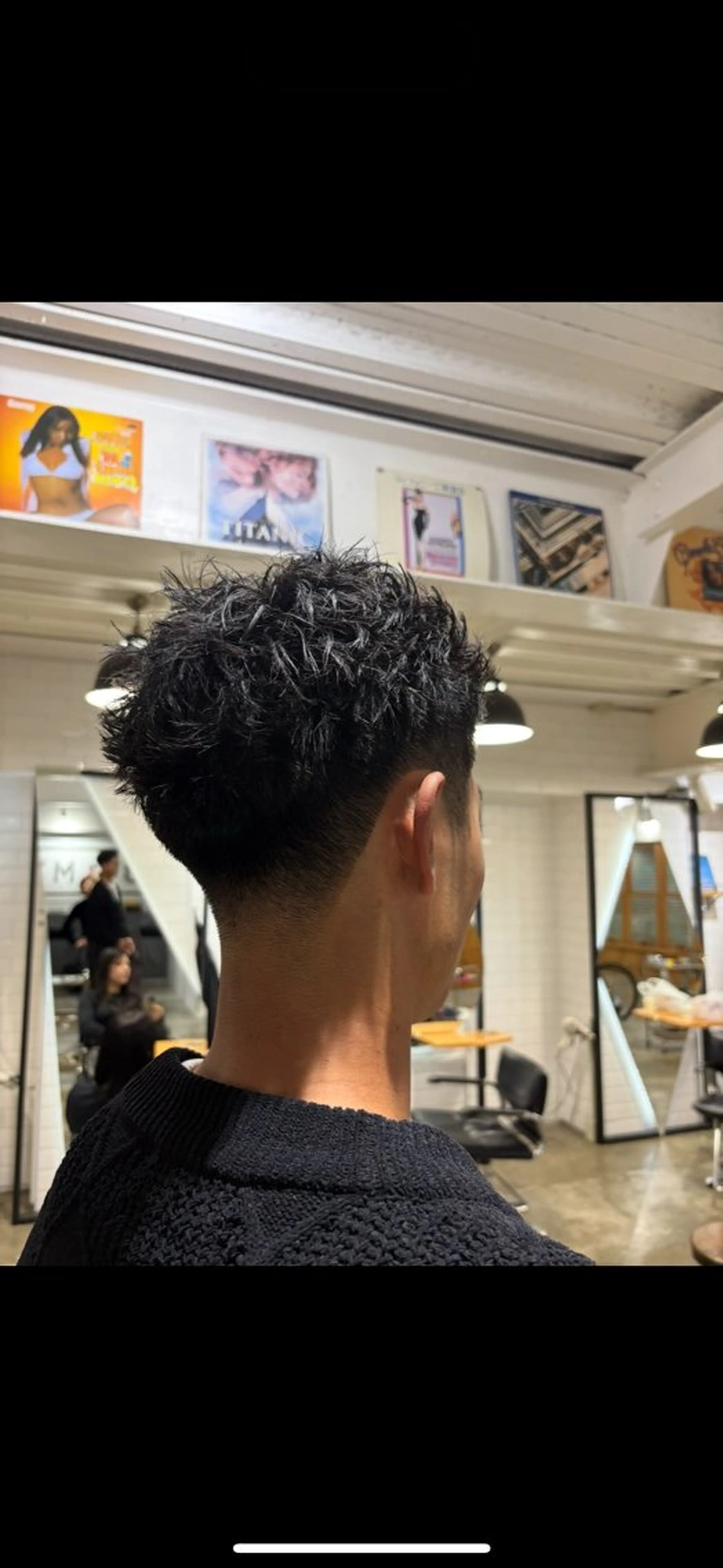 メンズ メンズパーマ カット パーマ ノハナ💜北谷 BY MY SIDEのヘアスタイル