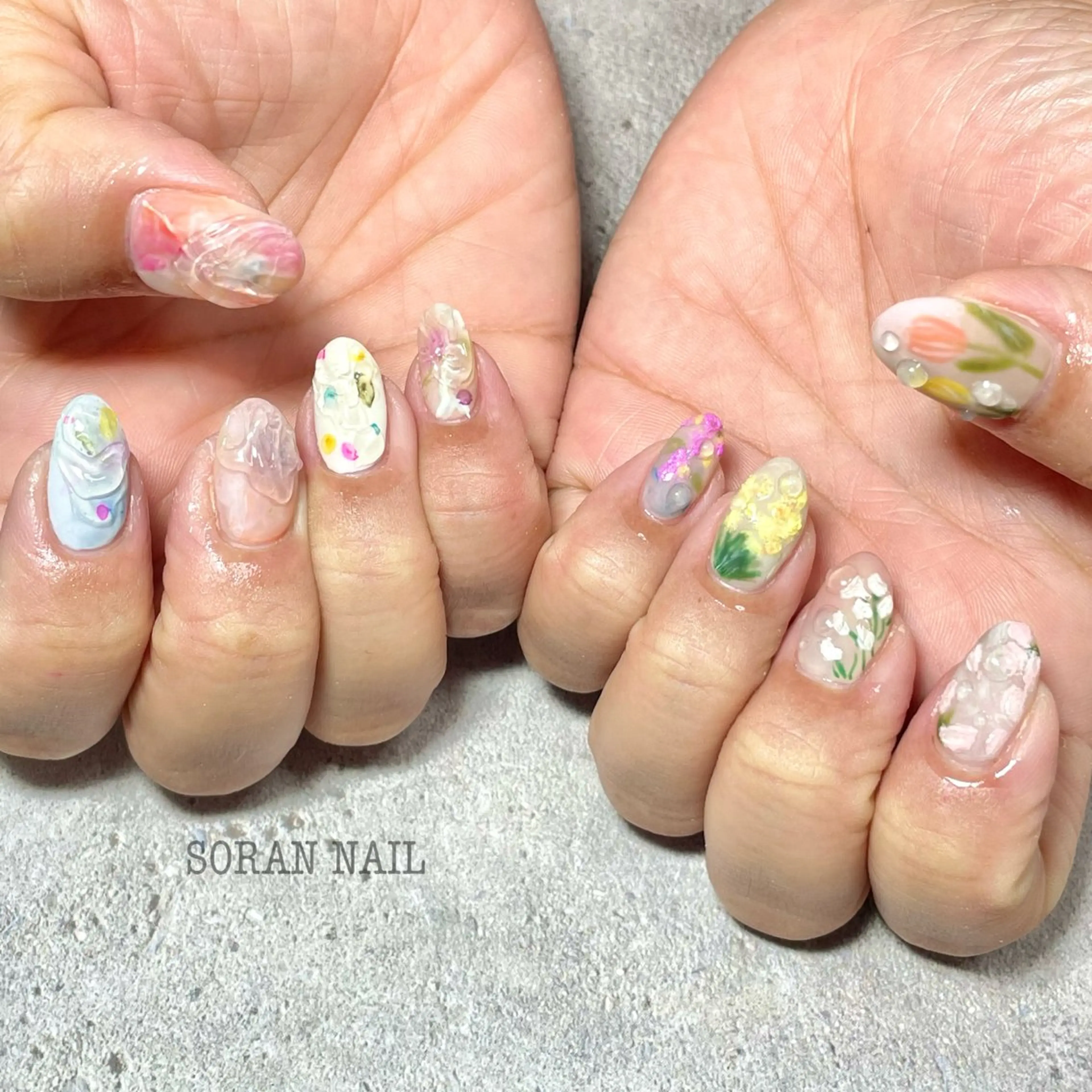 ネイル ハンドネイル soran nailのネイルデザイン