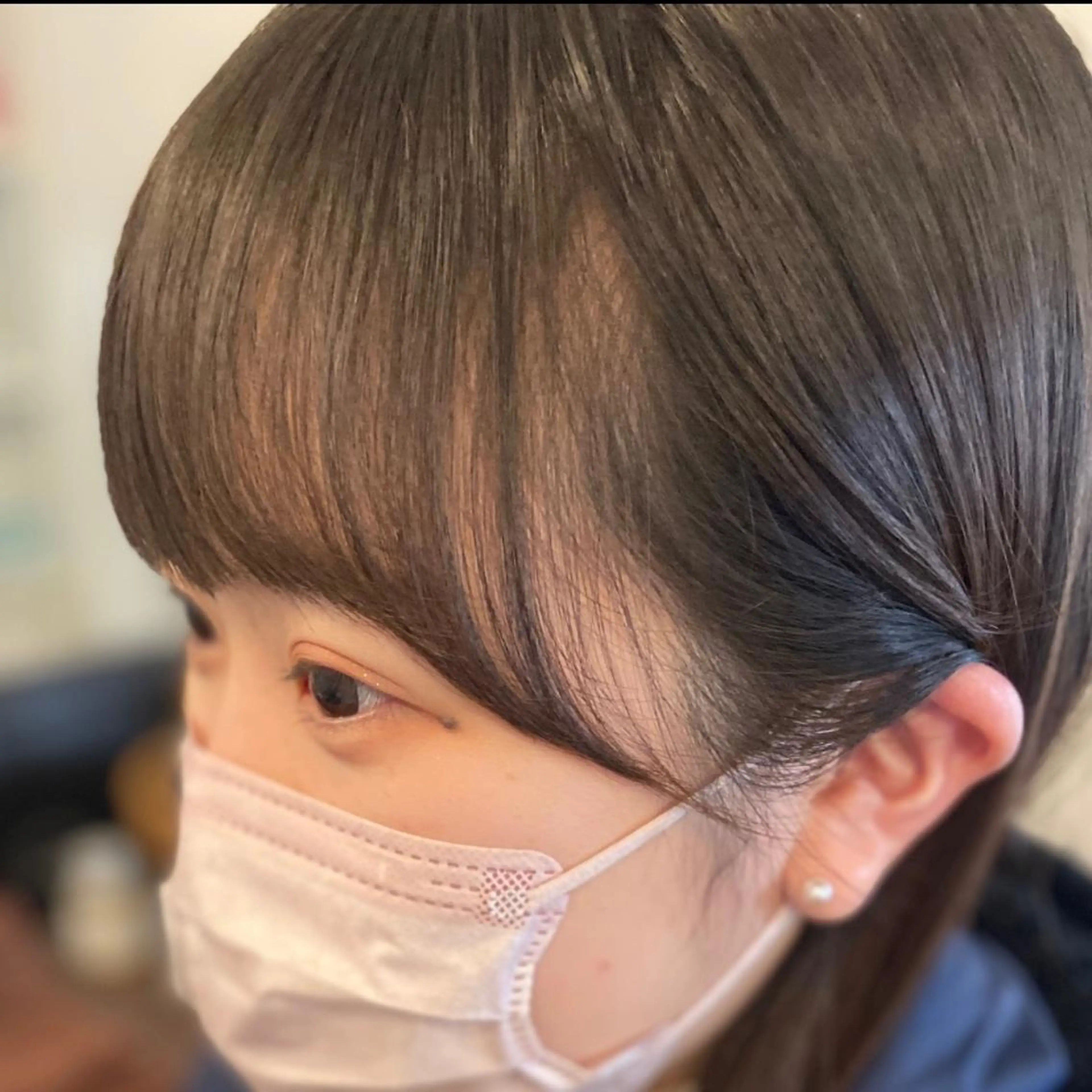 セミロング カラー パーマ ヘアアレンジ メンズ キッズ ネイル マツエク・マツパ アイブロウ 子どものヘアアレンジ 透明感カラー 眉カラー メンズアイブロウ 髪質改善 times salon名駅所属・久木原 ゆりのヘアスタイル