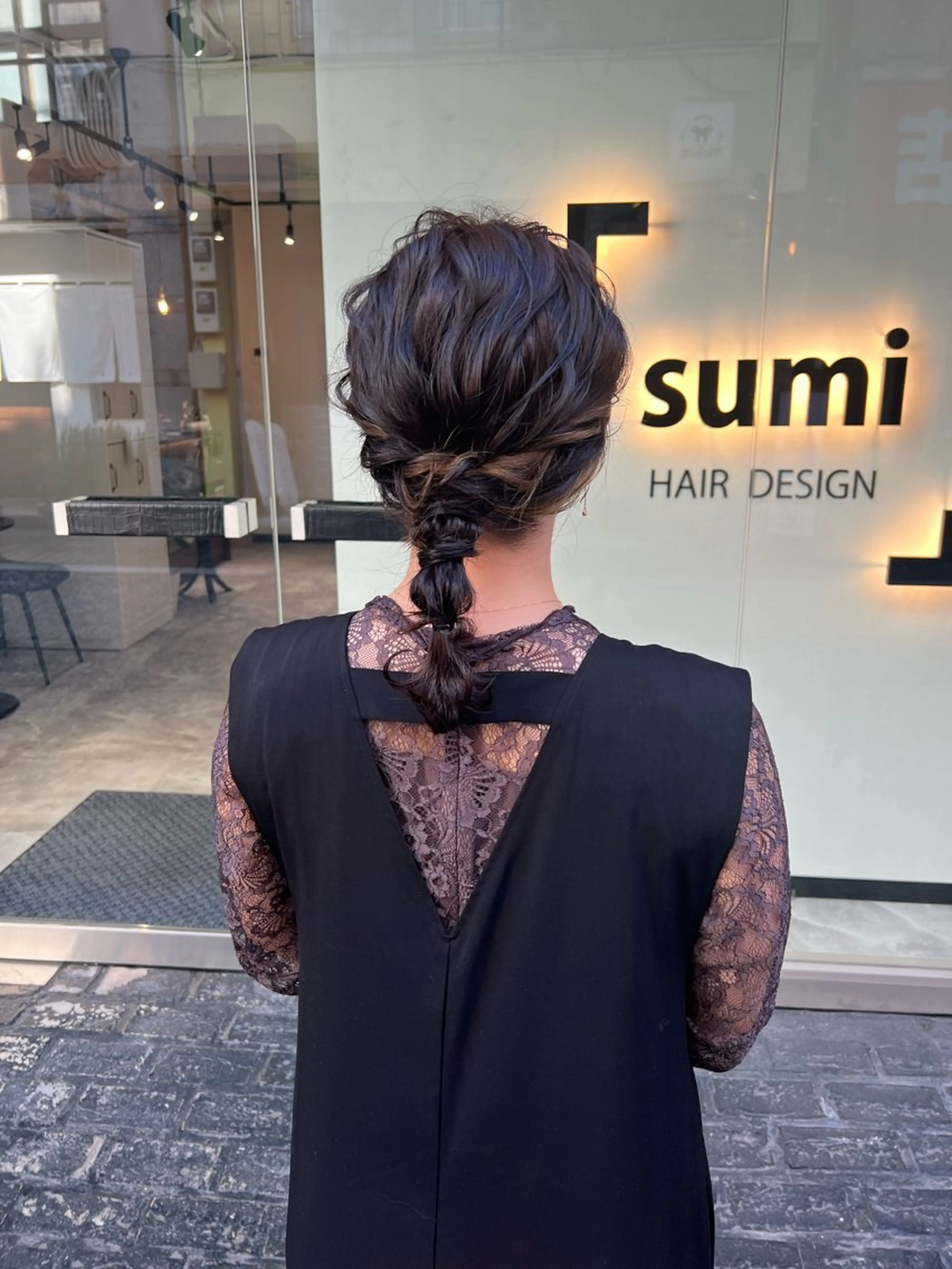 ミディアム カラー ヘアアレンジ 「sumi」 AMIのヘアスタイル