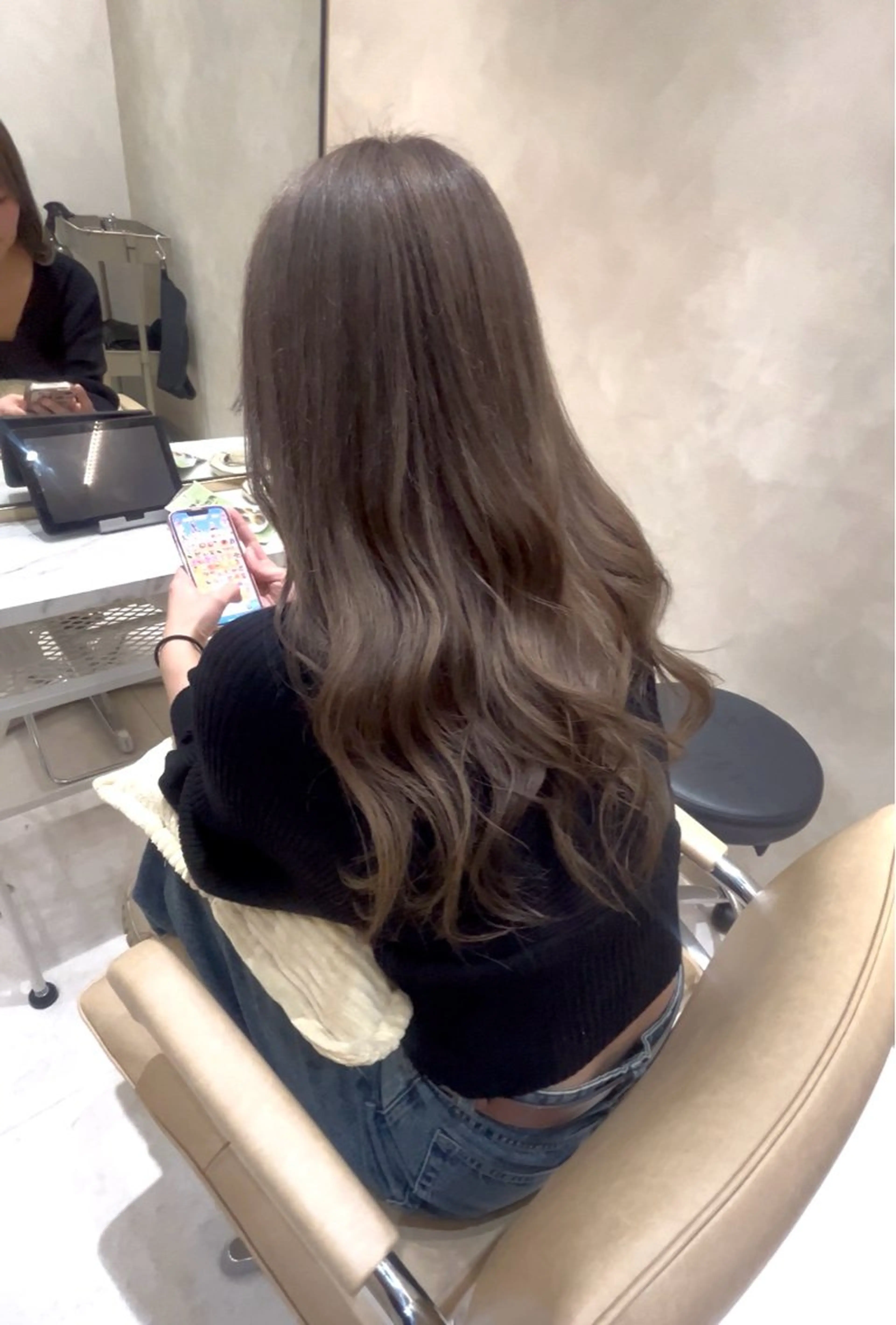 ロング 似合わせカット カット ヘアカラー nao🎀zina 透明感/艶髪のヘアスタイル