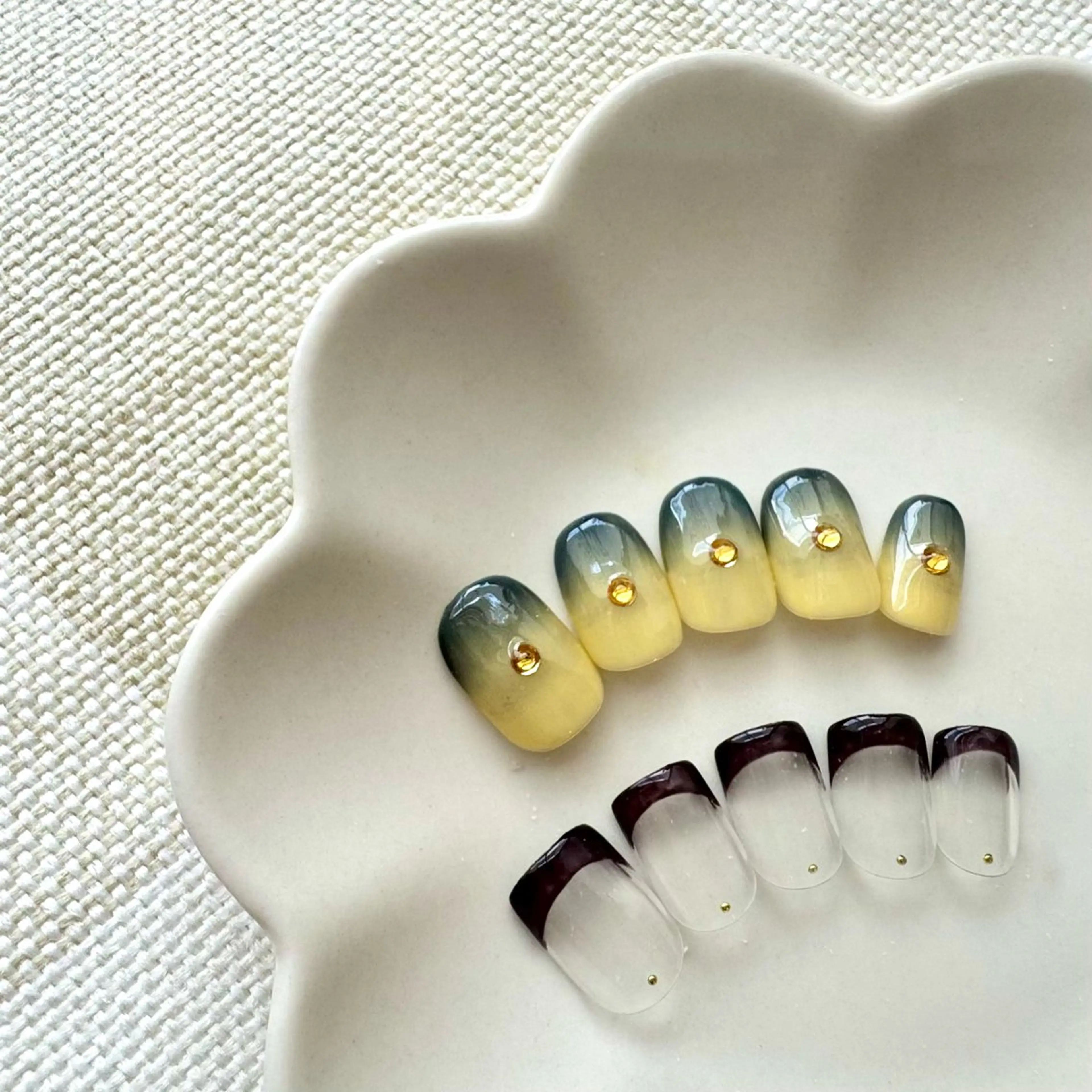 ネイル フレンチネイル グラデーション MARU NAIL manamiのネイルデザイン