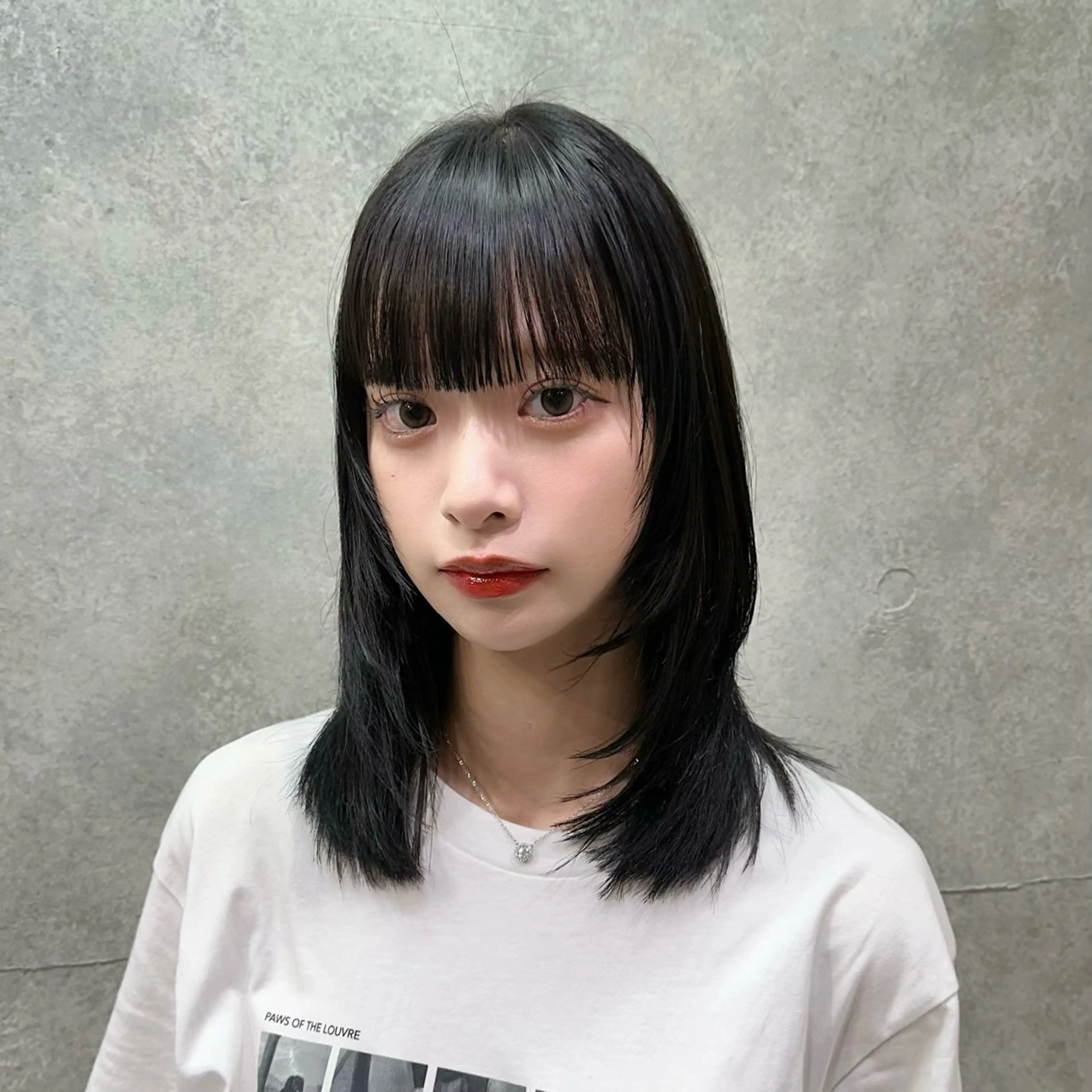 ミディアム ハイレイヤー レイヤーカット ウルフカット カット ヘアカラー オシャレ髪✔️ 店長オオキアキヒロのヘアスタイル