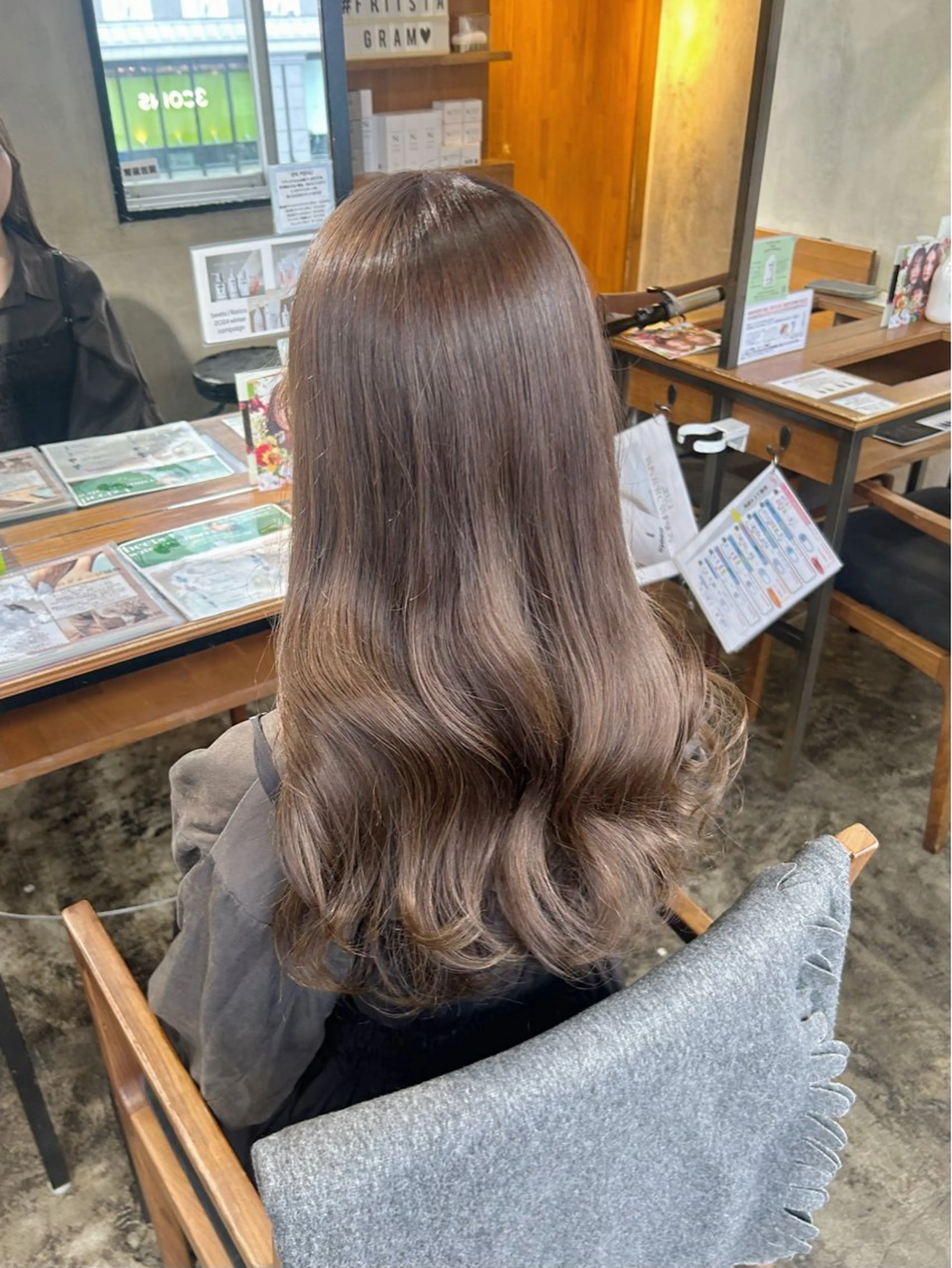 ロング カラー ブラウンカラー モカブラウン カット ヘアカラー トリートメント RINO/似合わせ /女性専用𖧷のヘアスタイル