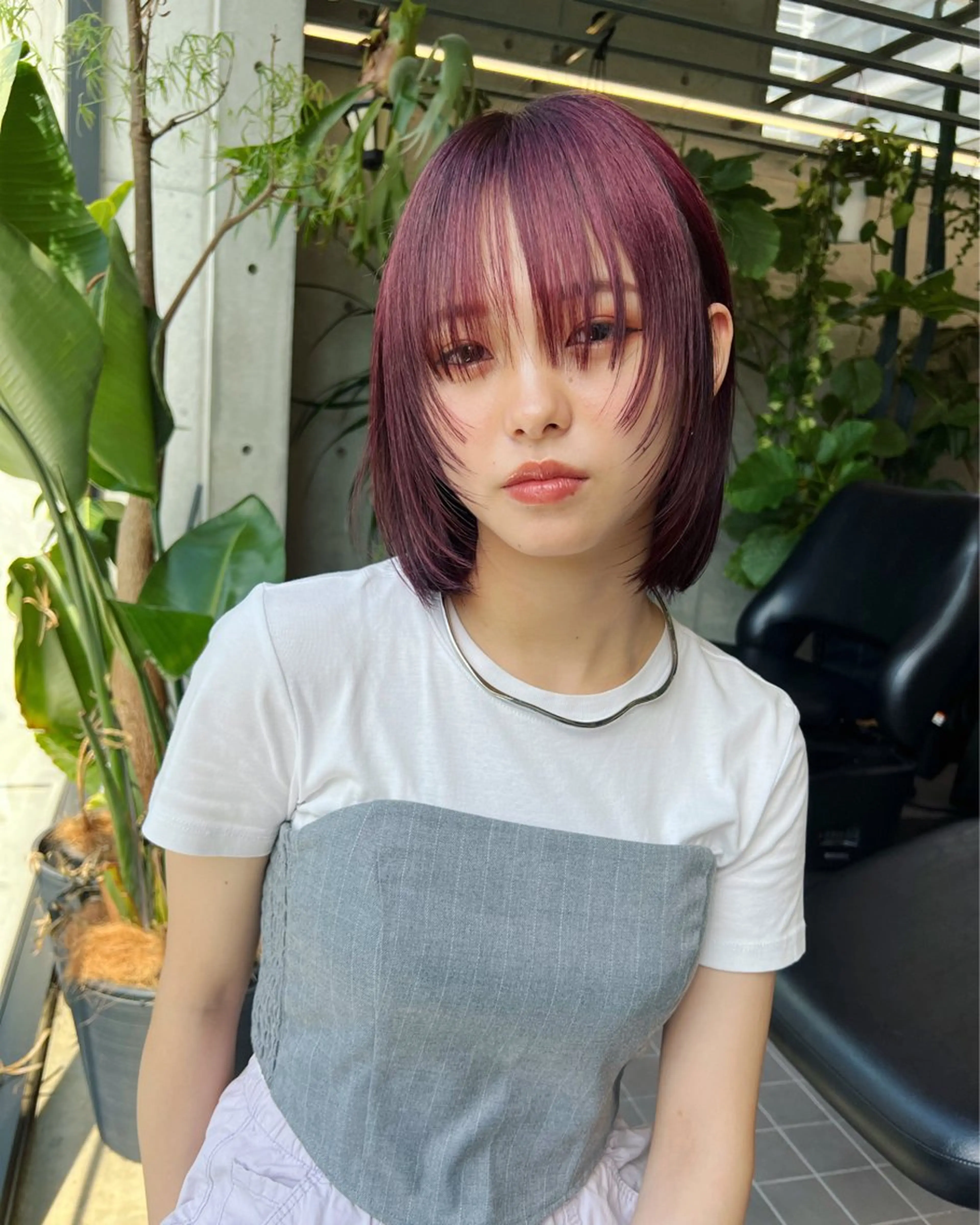 ミディアム ハッシュカット カシマハヤトのヘアスタイル