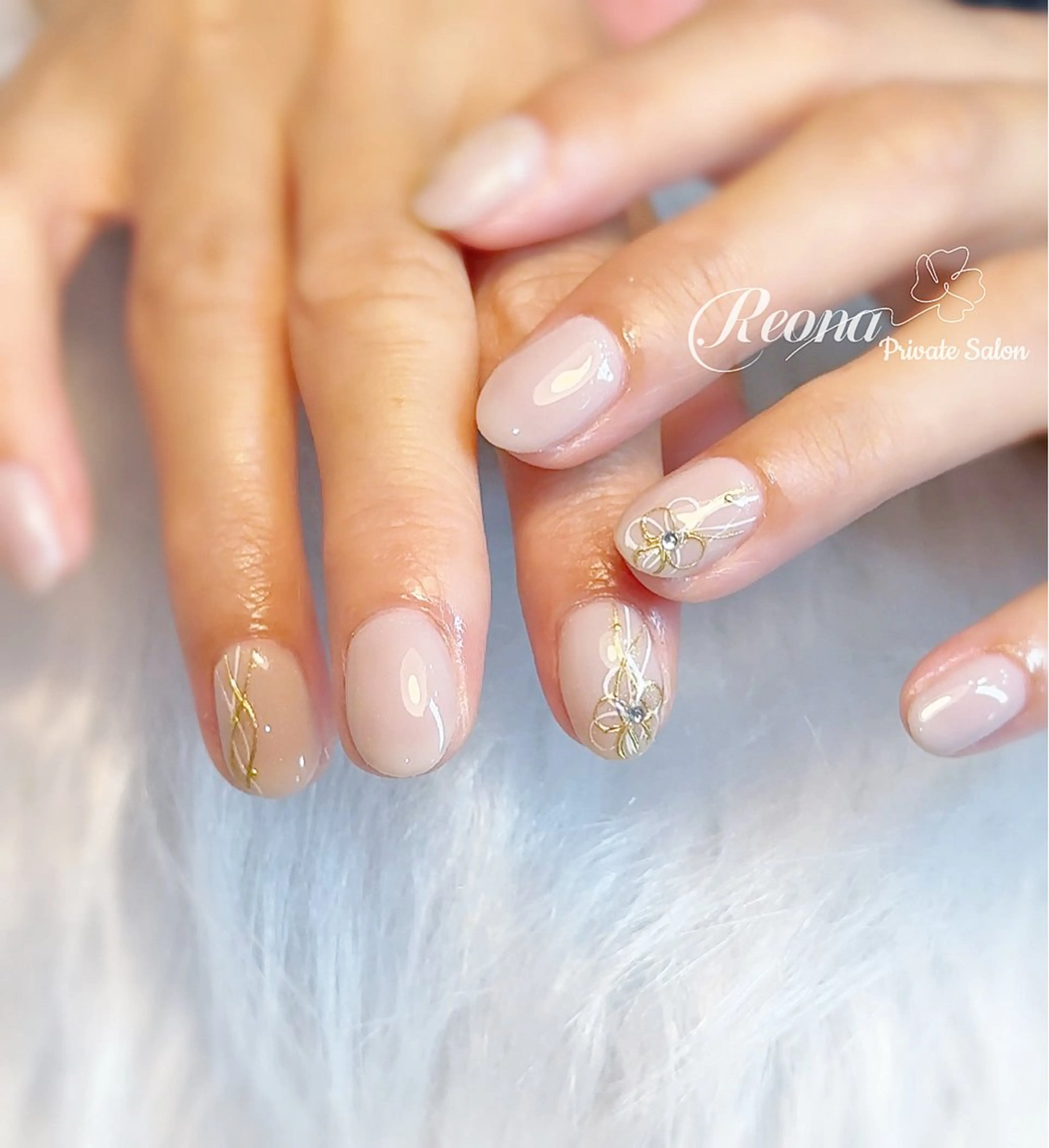 ネイル ジェルネイル ハート マグネットネイル ミラーネイル パラジェル Reona nail所属・Reona Nailのネイルデザイン