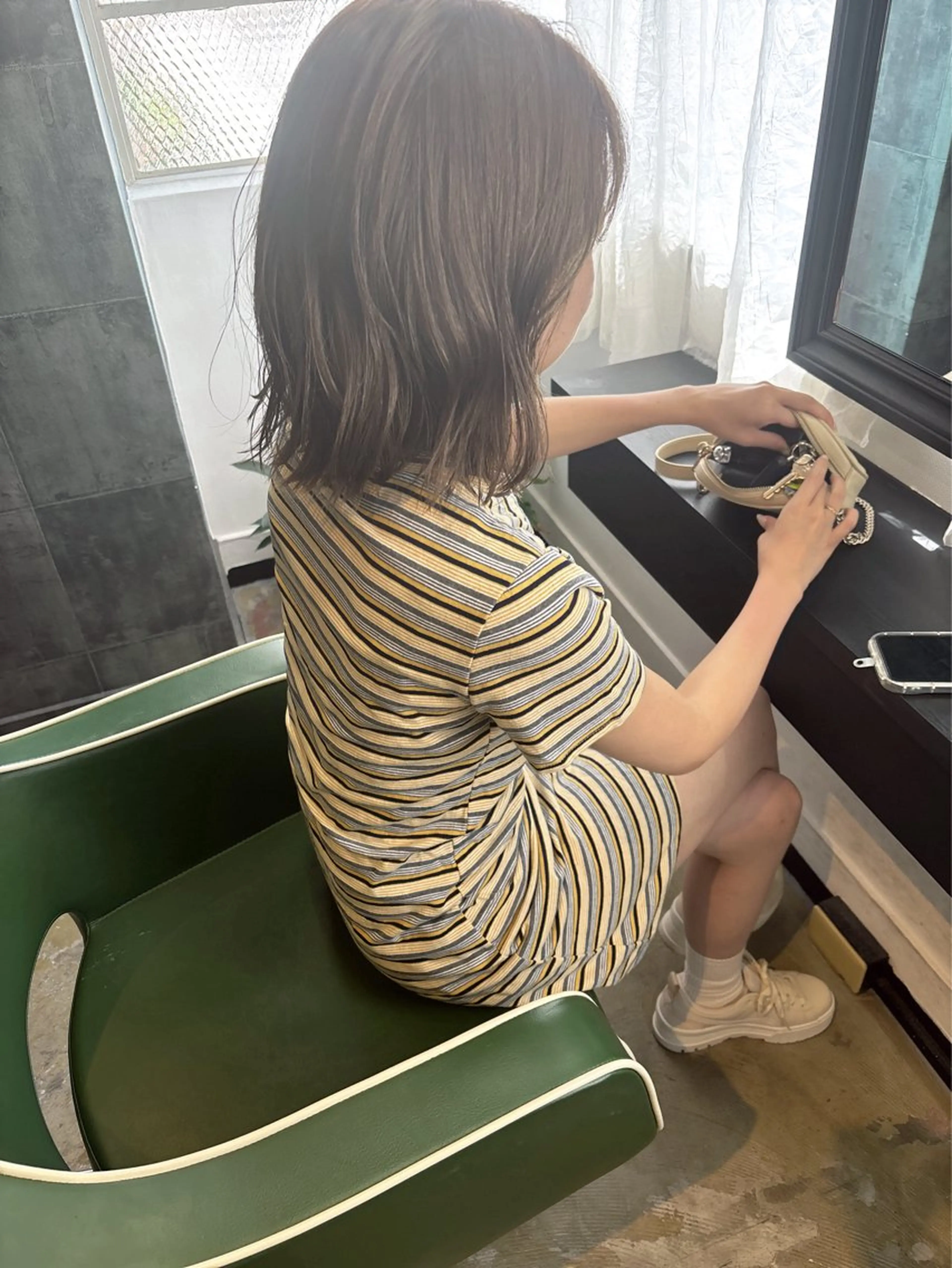 ミディアム カラー ヘアアレンジ 広島/ボブ/レイヤー 🌿‬wakabaのヘアスタイル