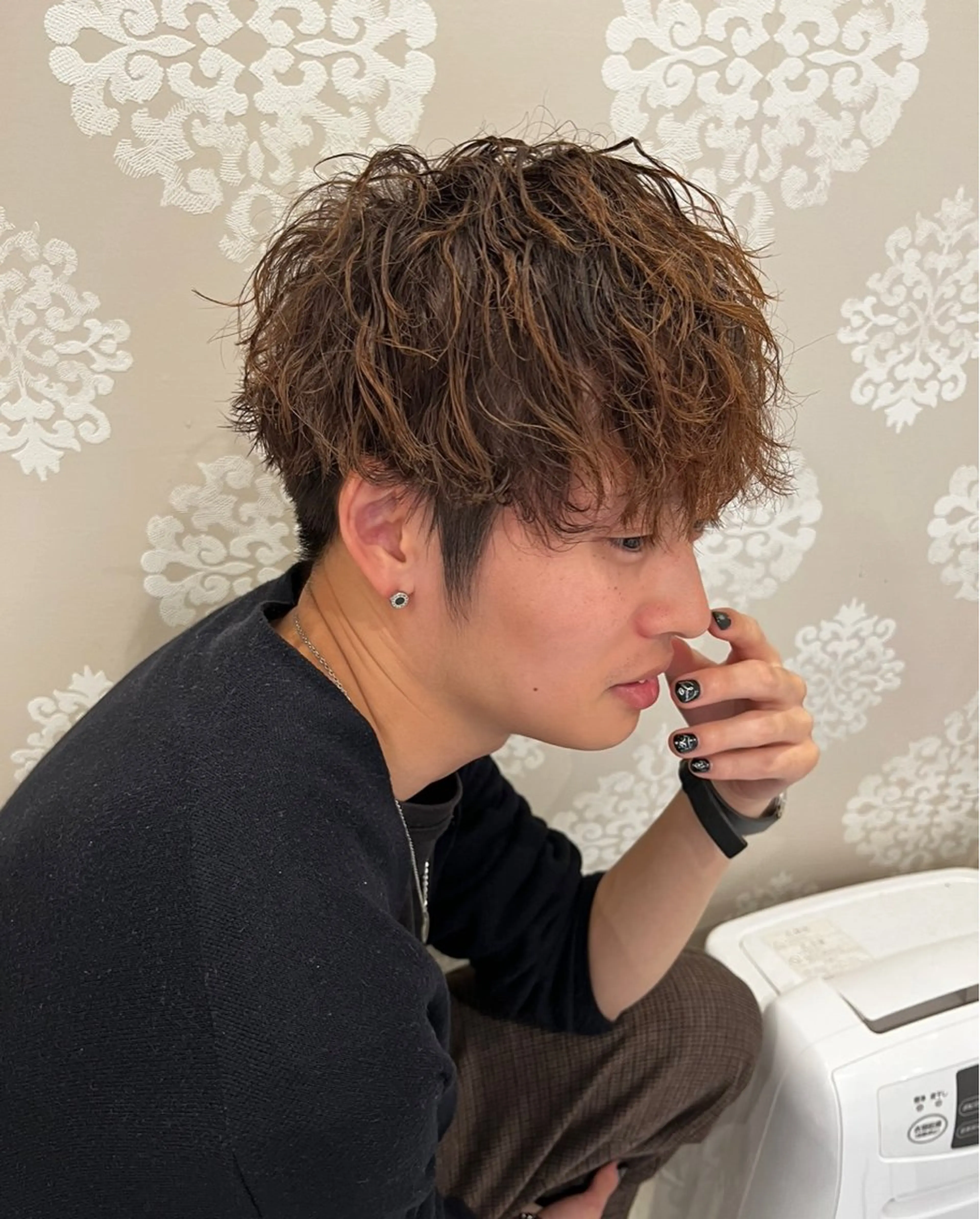 パーマ メンズ メンズパーマ スパイラルパーマ カット パーマ メンズパーマ 特化/京橋/栗野のヘアスタイル