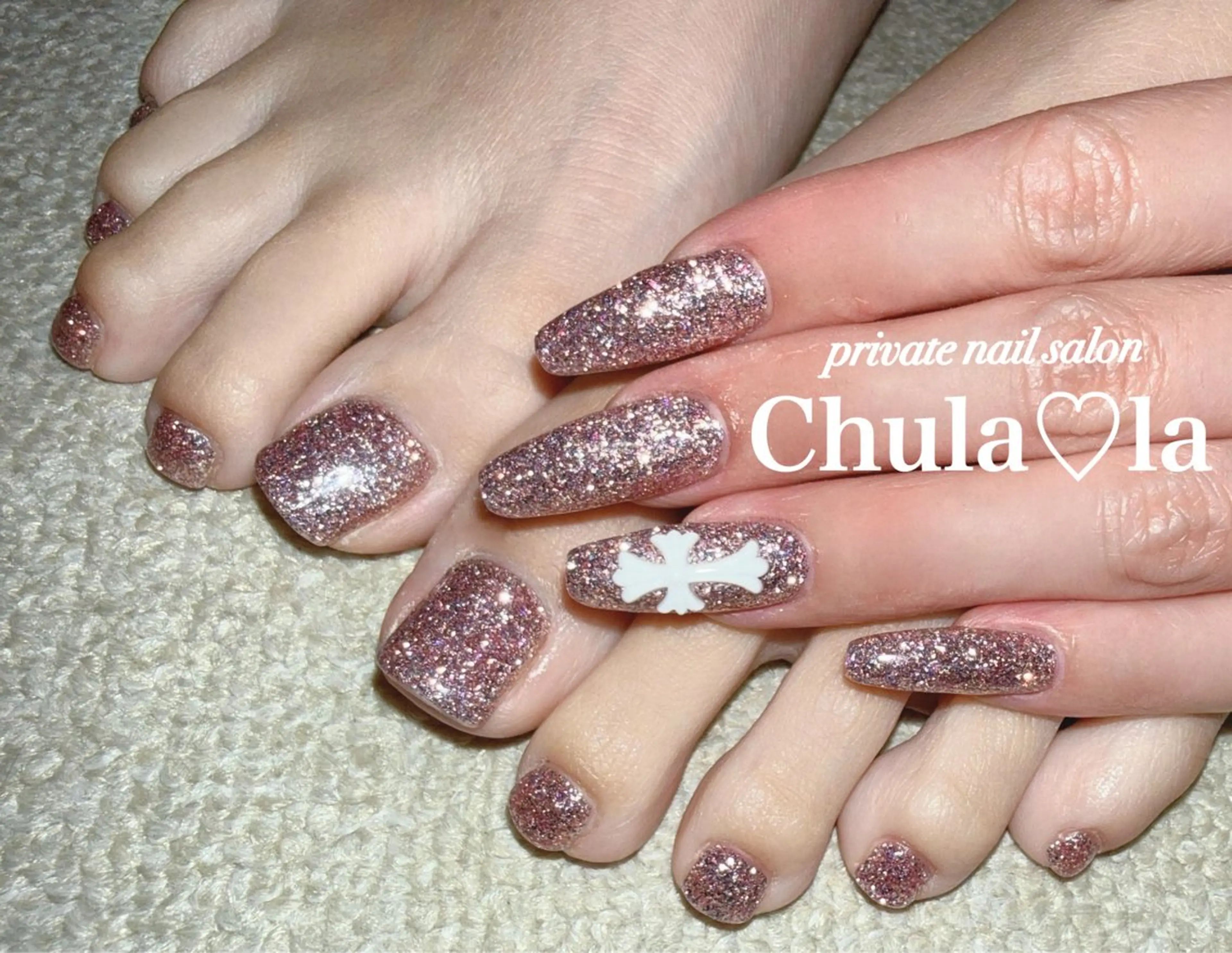 ネイル フラッシュネイル ハンドネイル Chula♡la 豊見城市高安のネイルデザイン