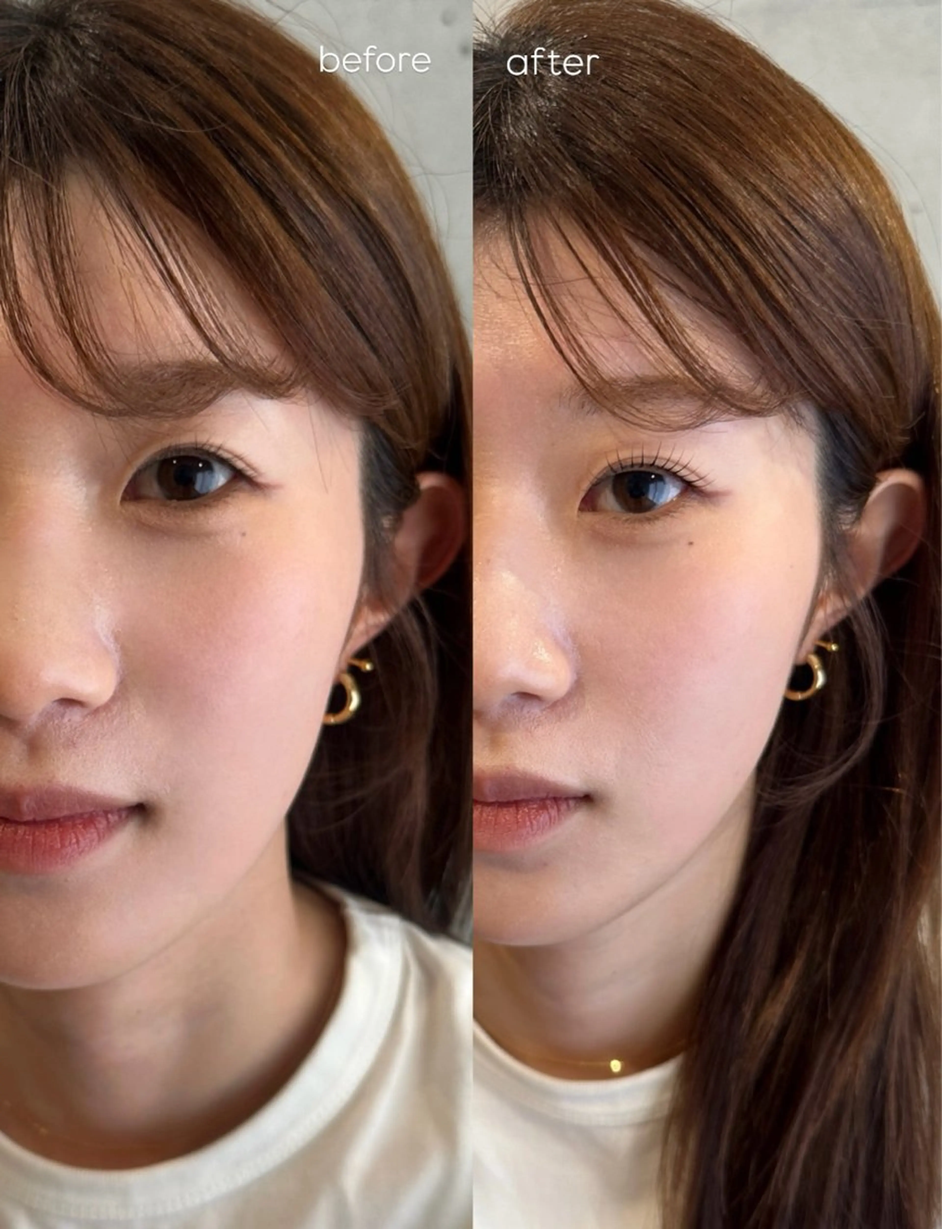 マツエク・マツパ 一重×まつ毛パーマ 石川 陽菜のマツエク・マツパデザイン