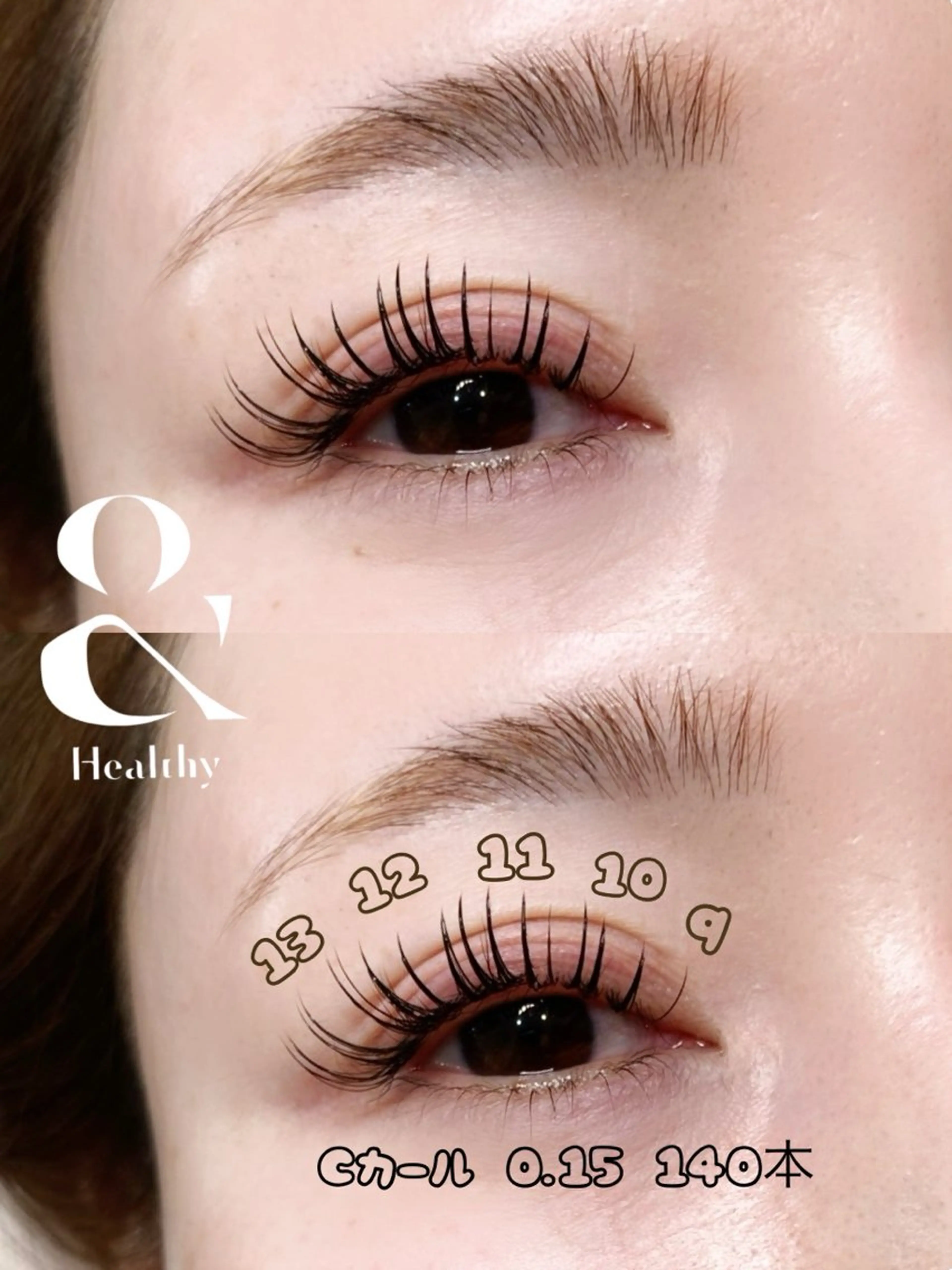 マツエク・マツパ マツエク DOT1101 a.i🌼のマツエク・マツパデザイン