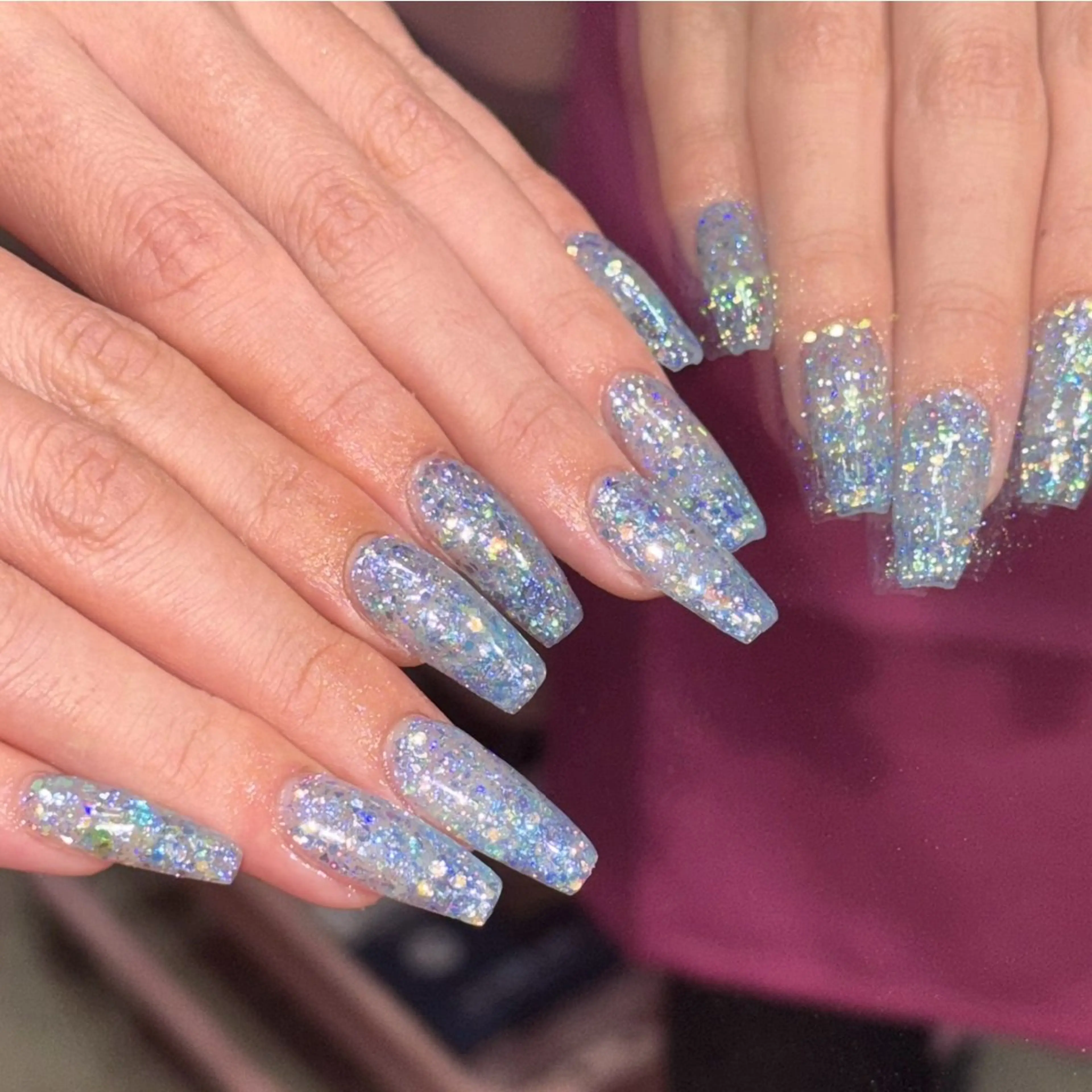 【長さ出し】オフなしgelx長さ出しワンカラーの写真