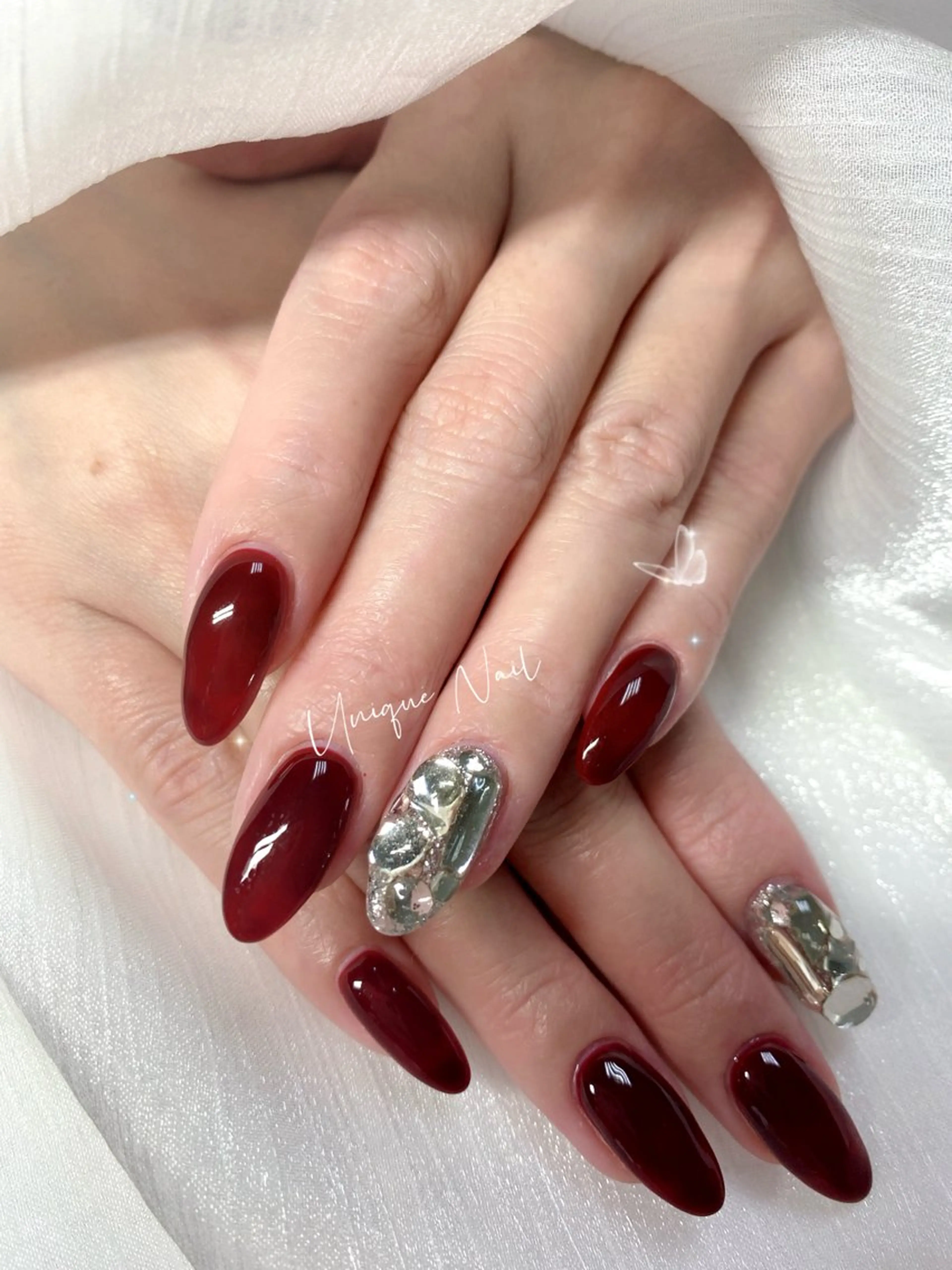 ネイル ハンドネイル ハンドケア UniqueNail 長さだし専門店のネイルデザイン