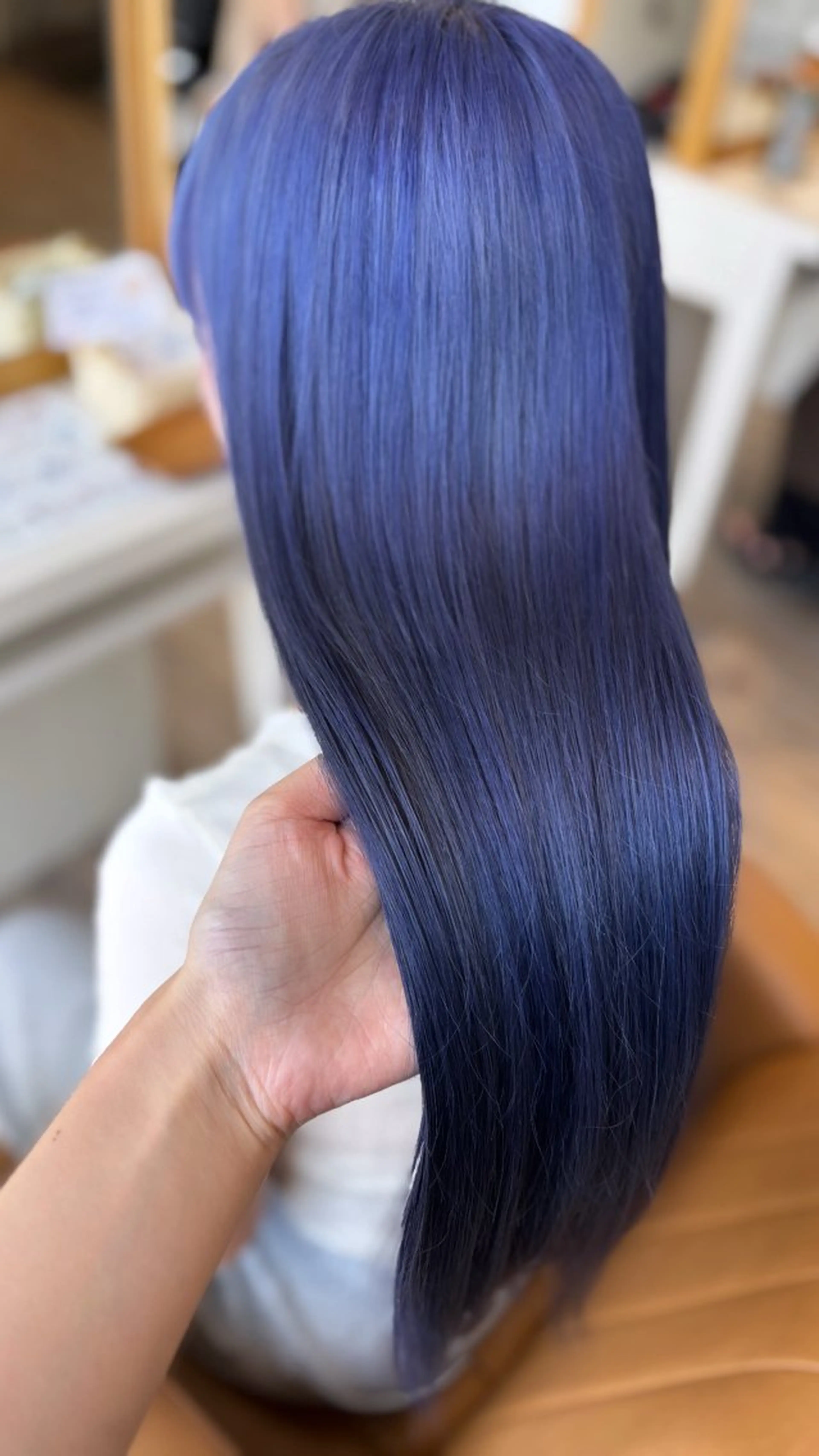 ロング カラー ヘアカラー トリートメント yui🥀/ボブ /ブリーチなしカラーのヘアスタイル