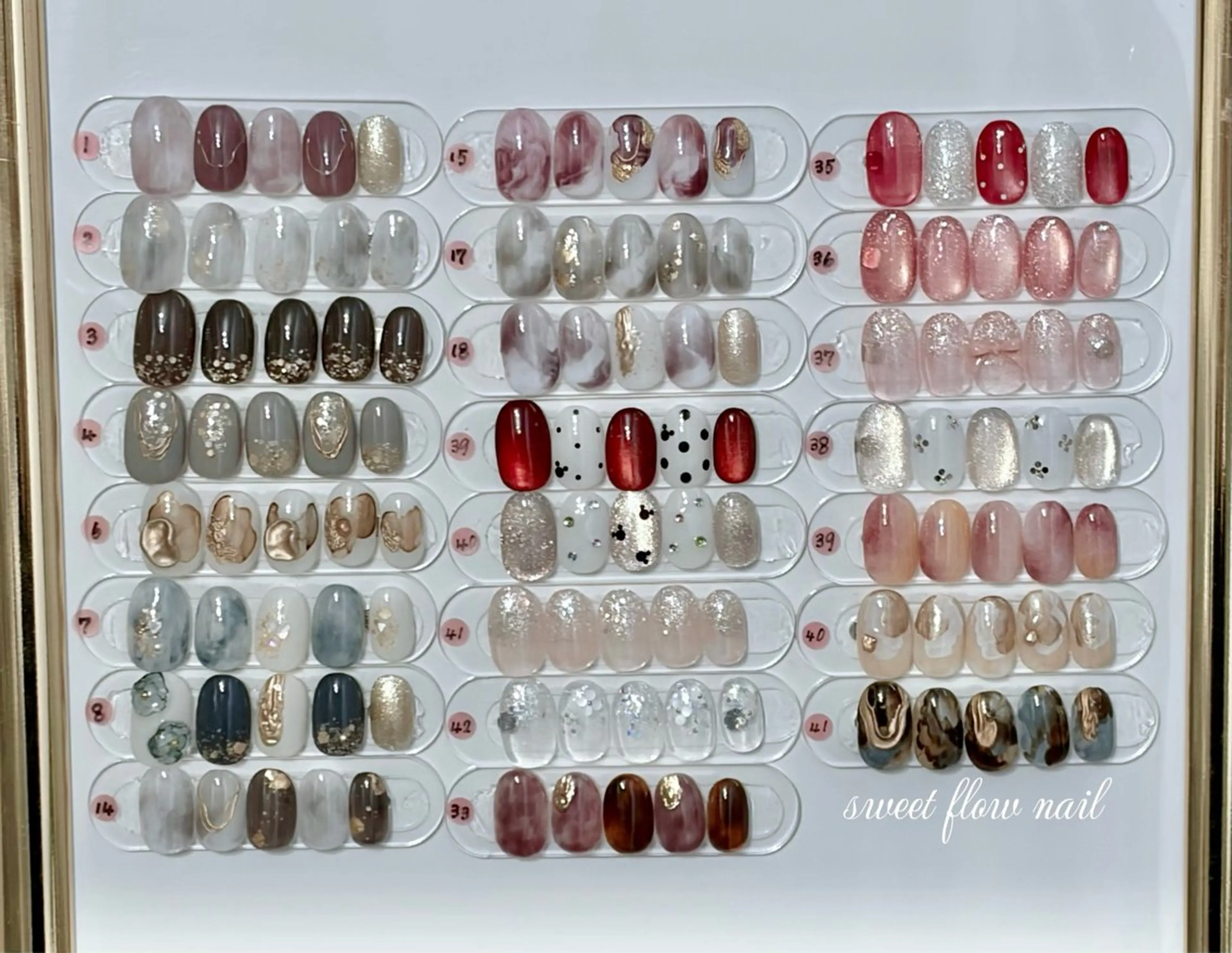 ネイル ハンドネイル sweet flow nailのネイルデザイン