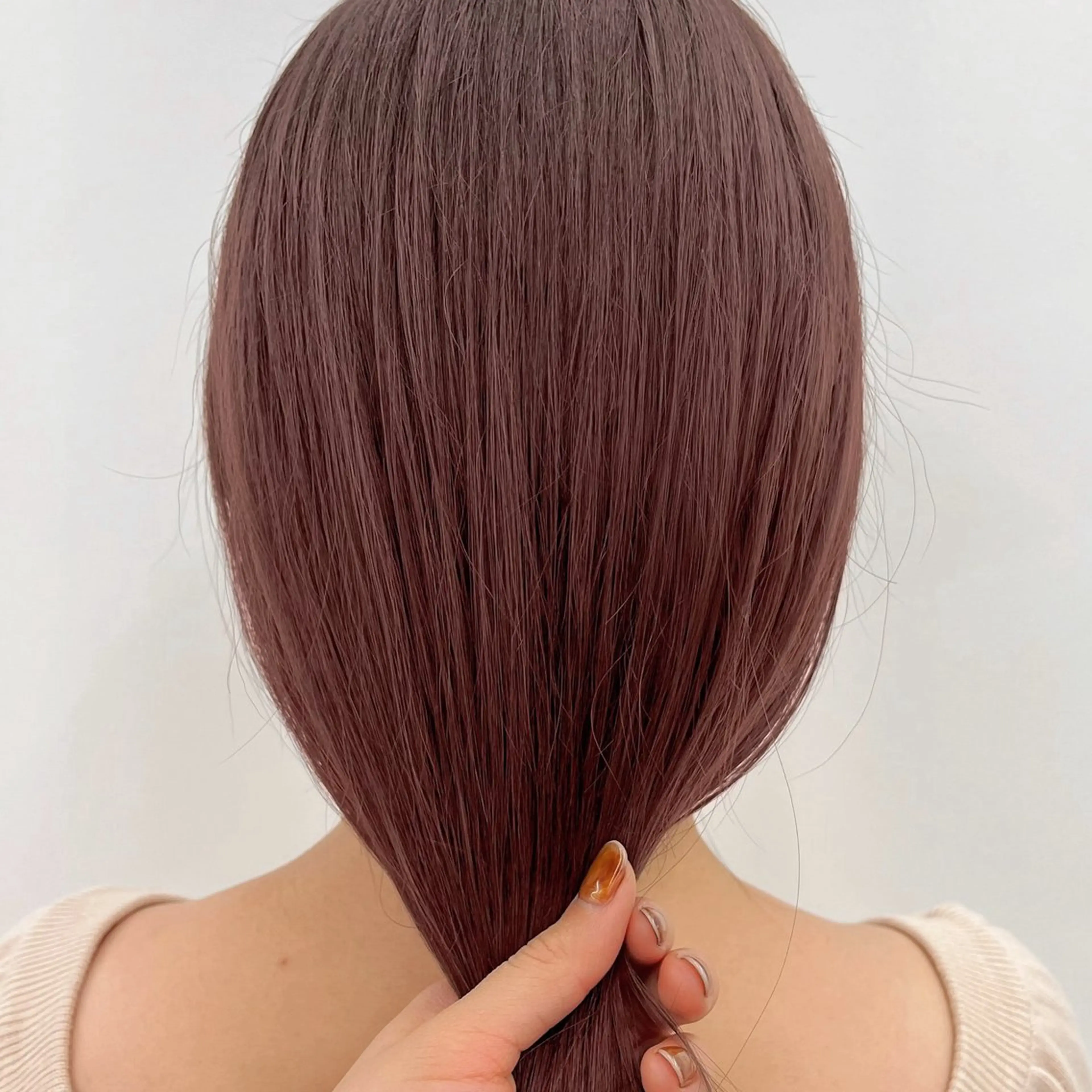 セミロング カラー ヘアアレンジ ベージュカラー ピンクカラー ピンクベージュ 🌱ボブ/レイヤー/ ベージュ/あやみ✨のヘアスタイル