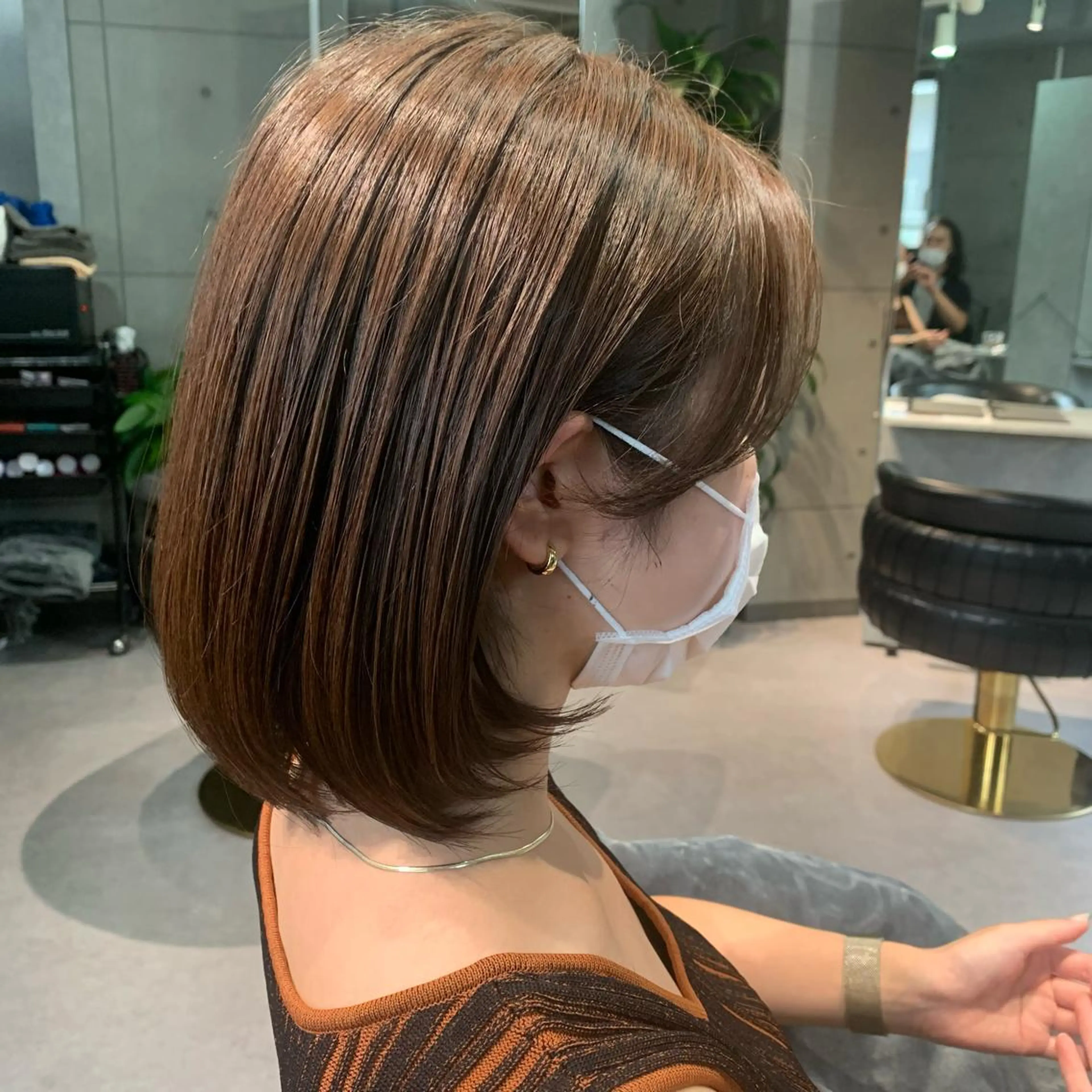 ミディアム トリートメント ディレクター鮫島 俊介のヘアスタイル