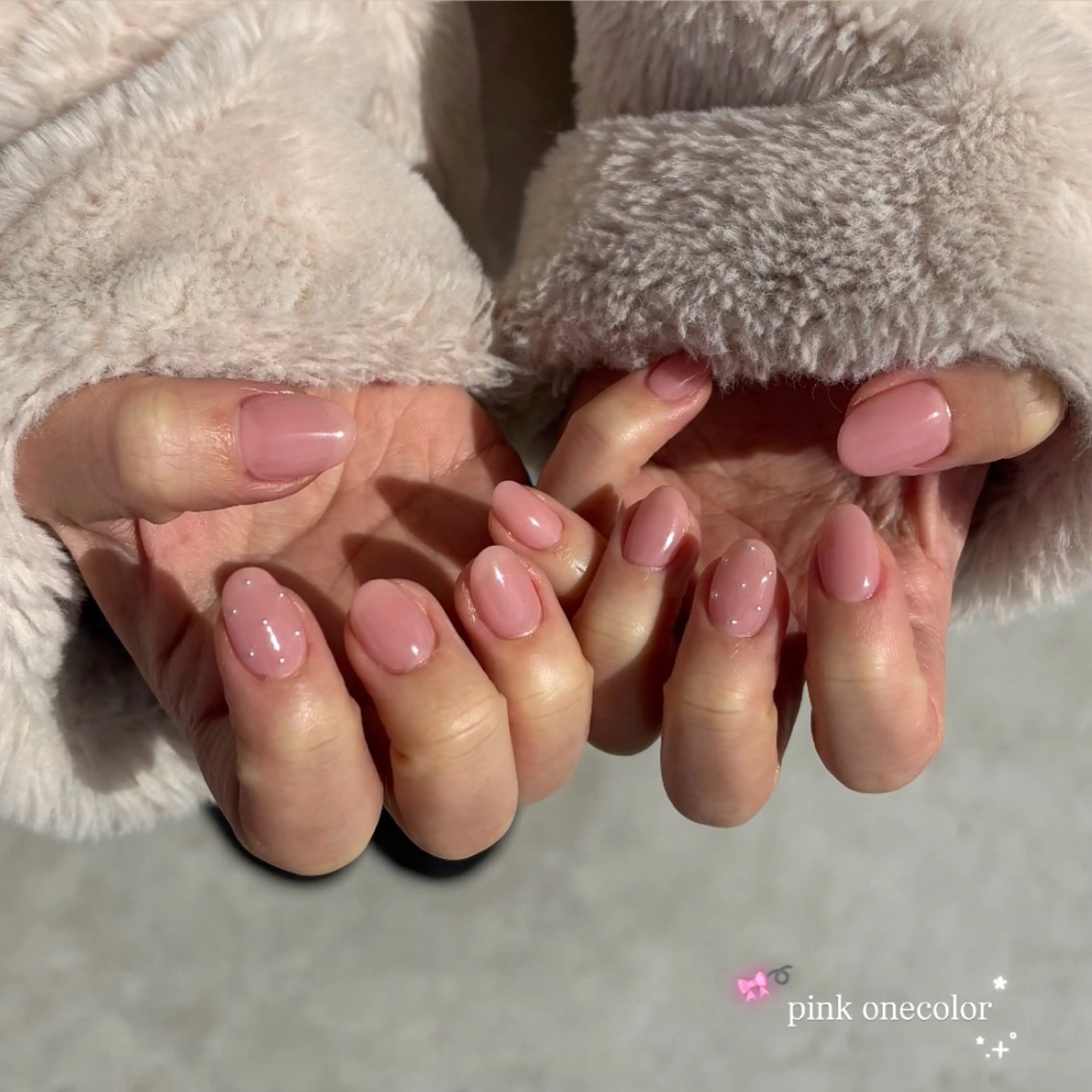 ネイル ピンク セプトアカデミー 松村のネイルデザイン