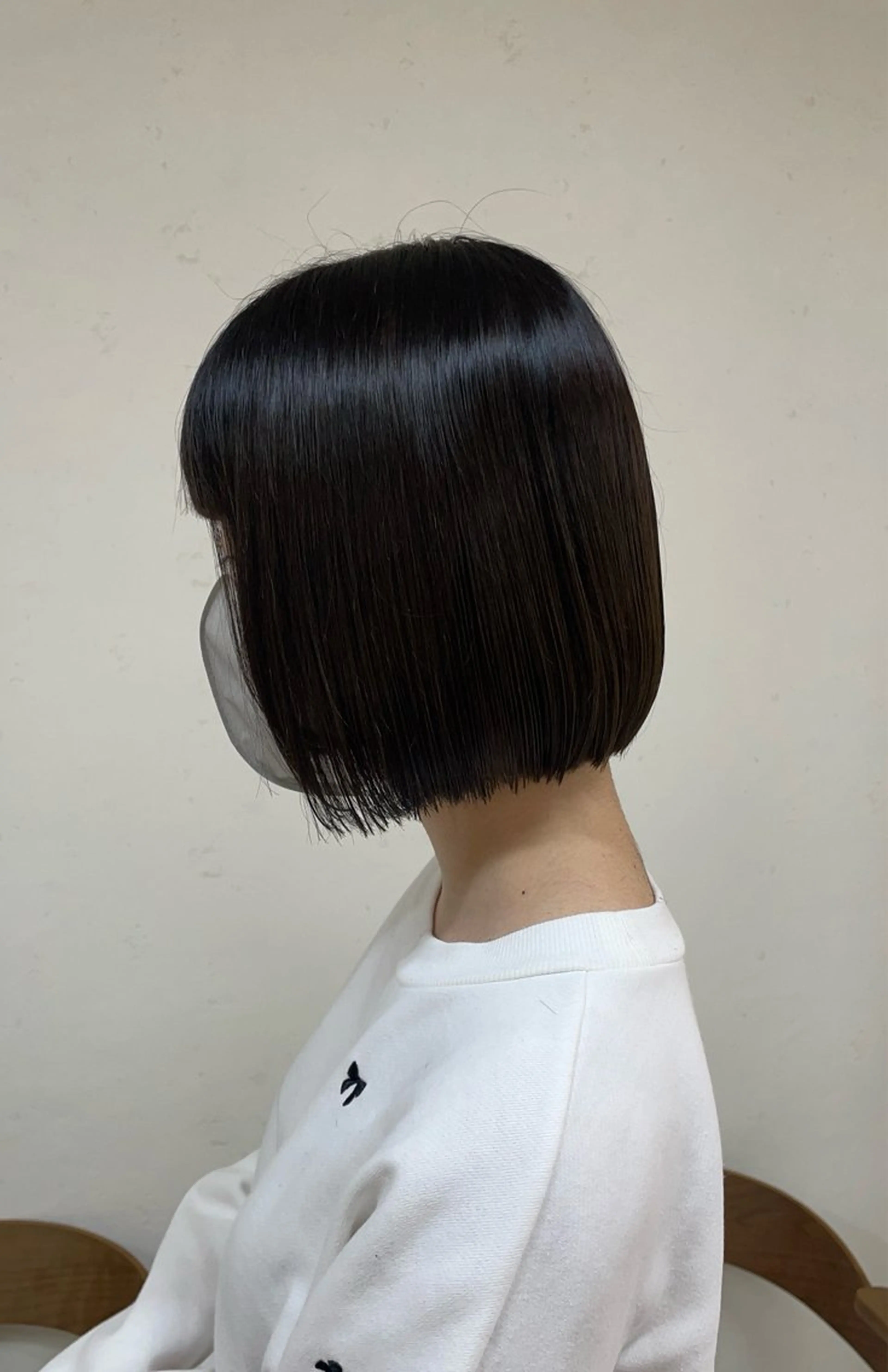 ミディアム ボブ 縮毛矯正 Aoi /Lamp柏 /髪質改善🪐のヘアスタイル