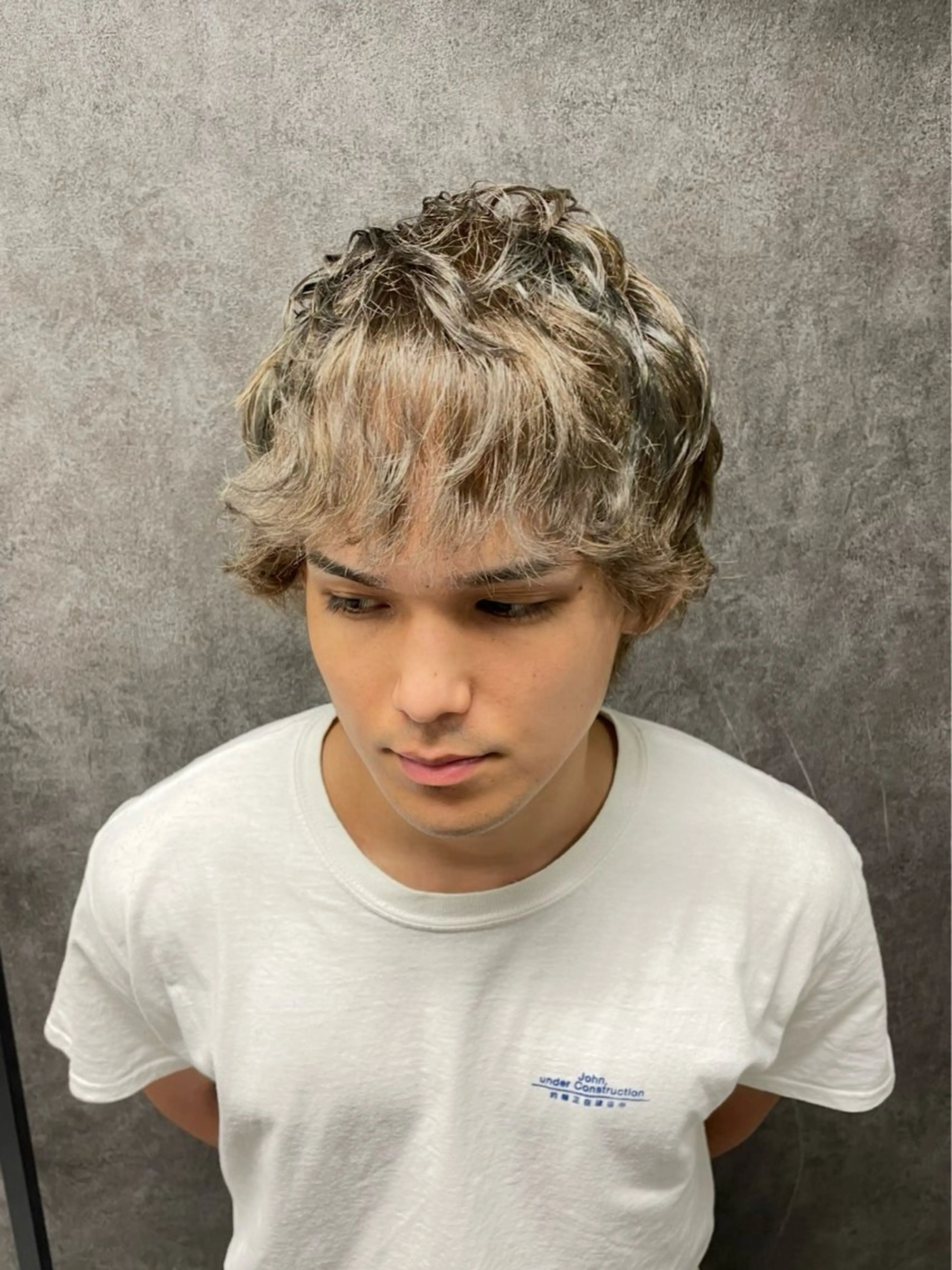 メンズ ナリキ/ダブルカラー /ダブルカラーモデルのヘアスタイル