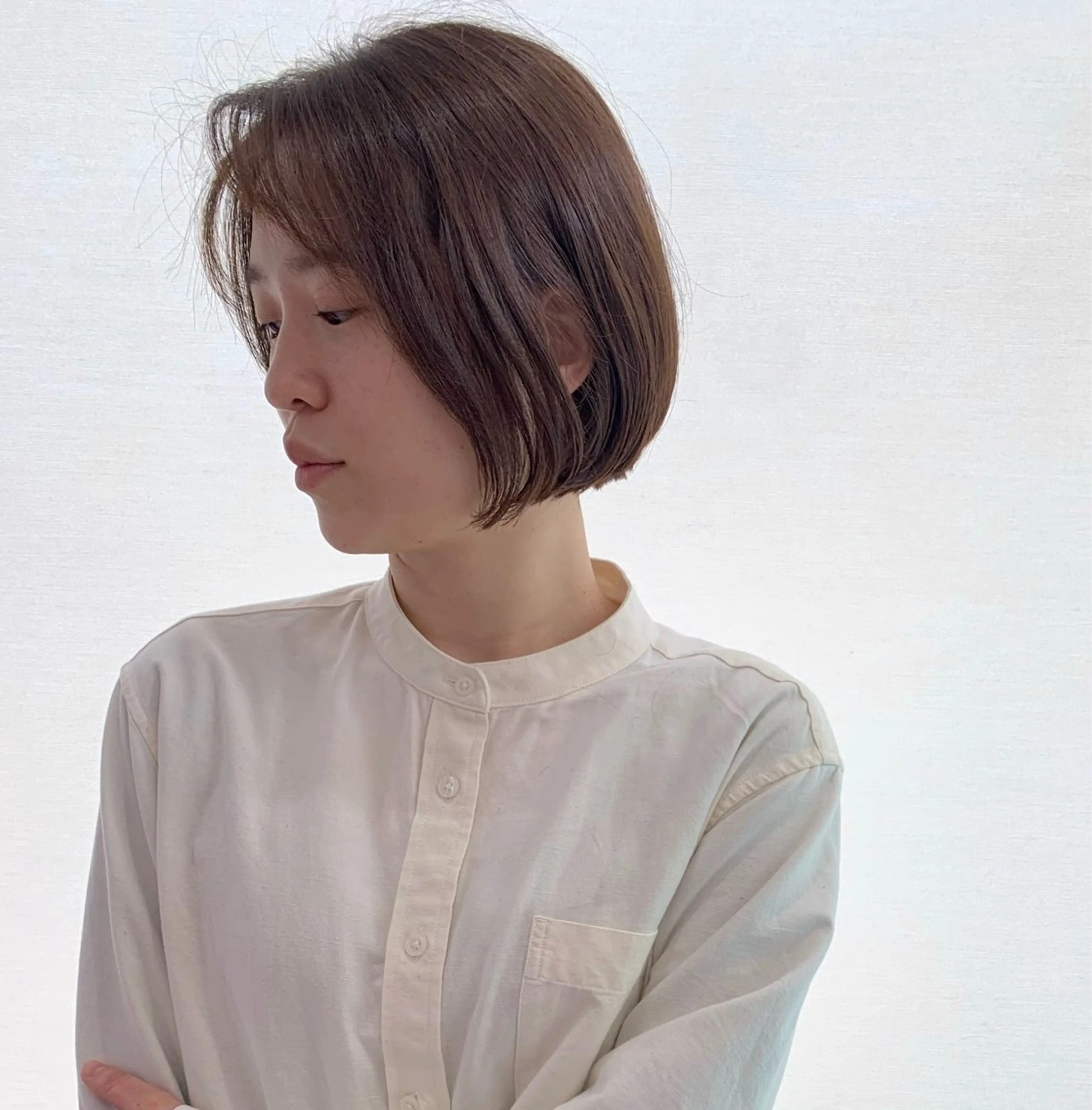 ショート ボブ カット トリートメント 【シクネ】ユウダイ お顔まわりカット💎のヘアスタイル