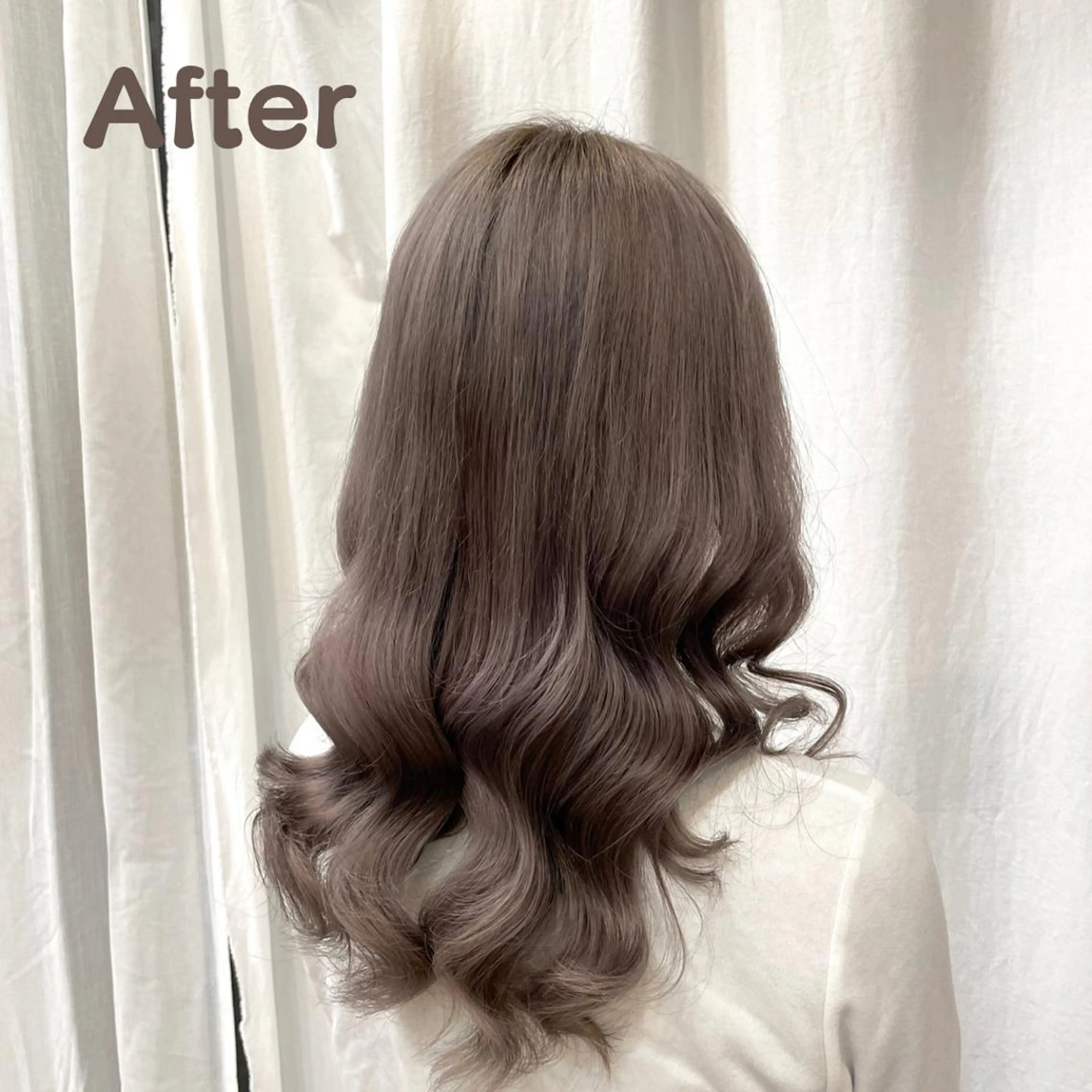 ロング カラー ヘアアレンジ ベージュカラー 透明感カラー ヘアカラー オザキクウガ/ ブリーチ/髪質改善のヘアスタイル