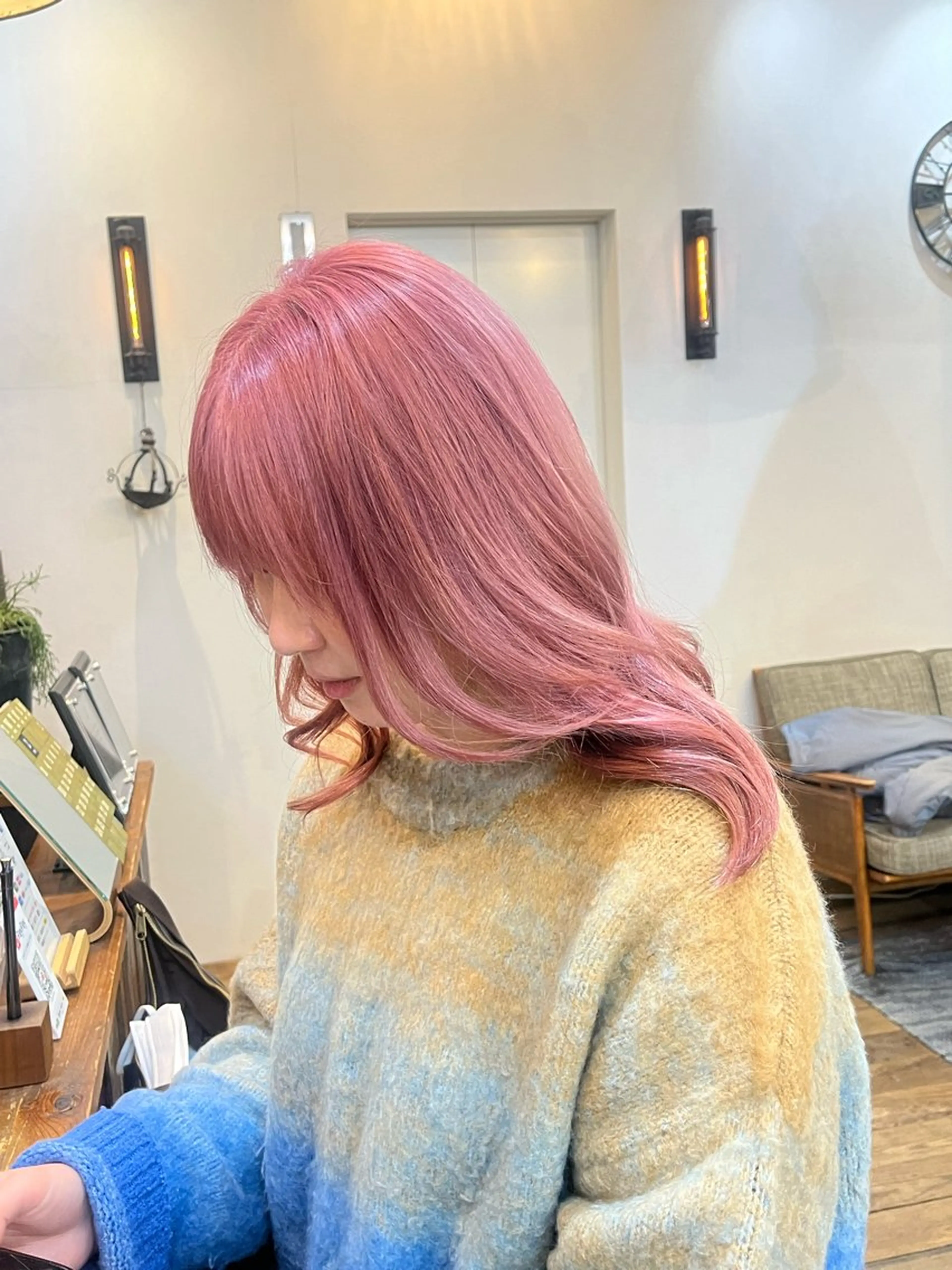 カラー ブリーチ 東茉央/ブリーチ リタッチ🧸銀座のヘアスタイル