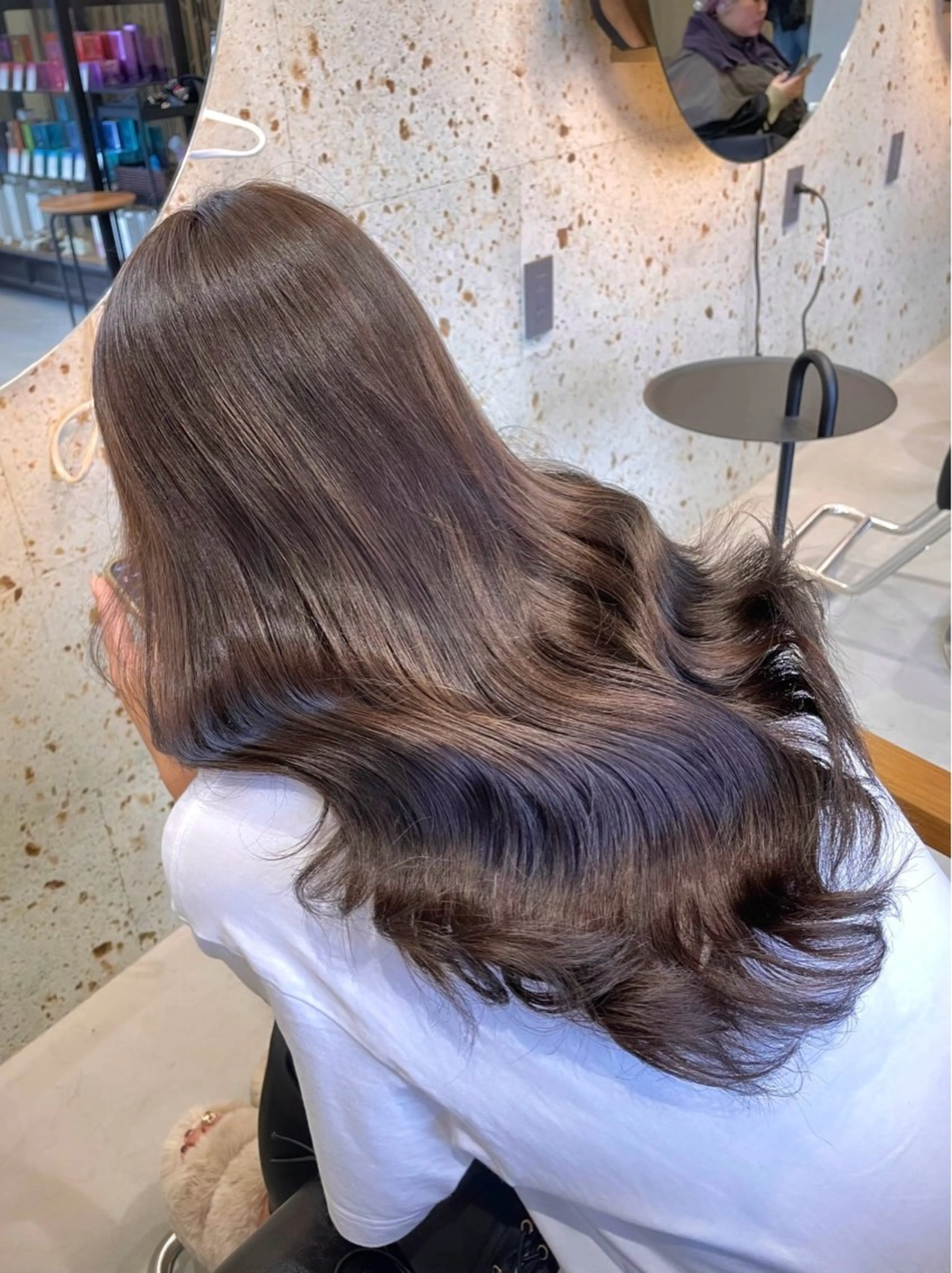 ロング カラー ヘアカラー トリートメント tim hinaのヘアスタイル