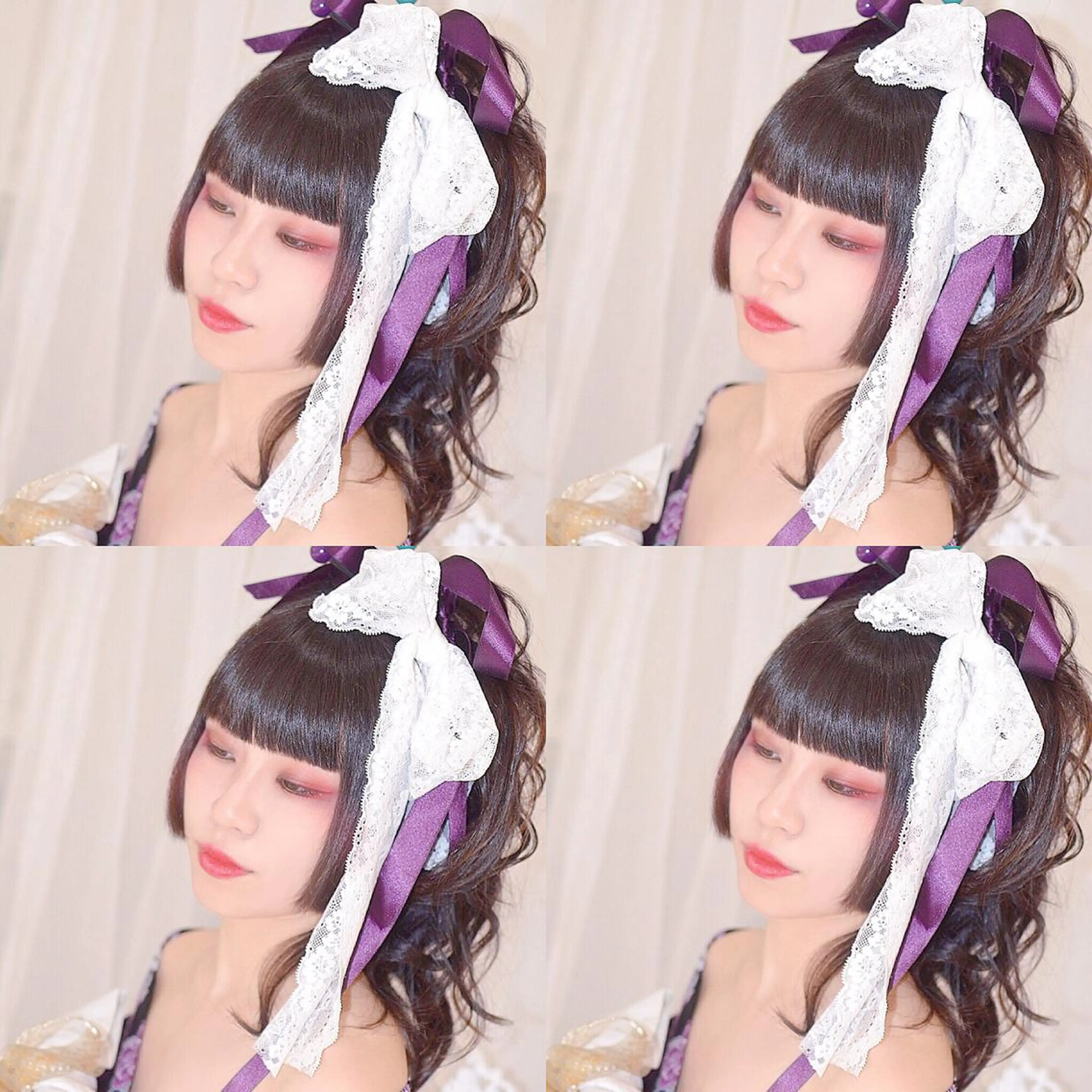 セミロング ヘアアレンジ ヘアセット 🌷MAYU 🌷のヘアスタイル