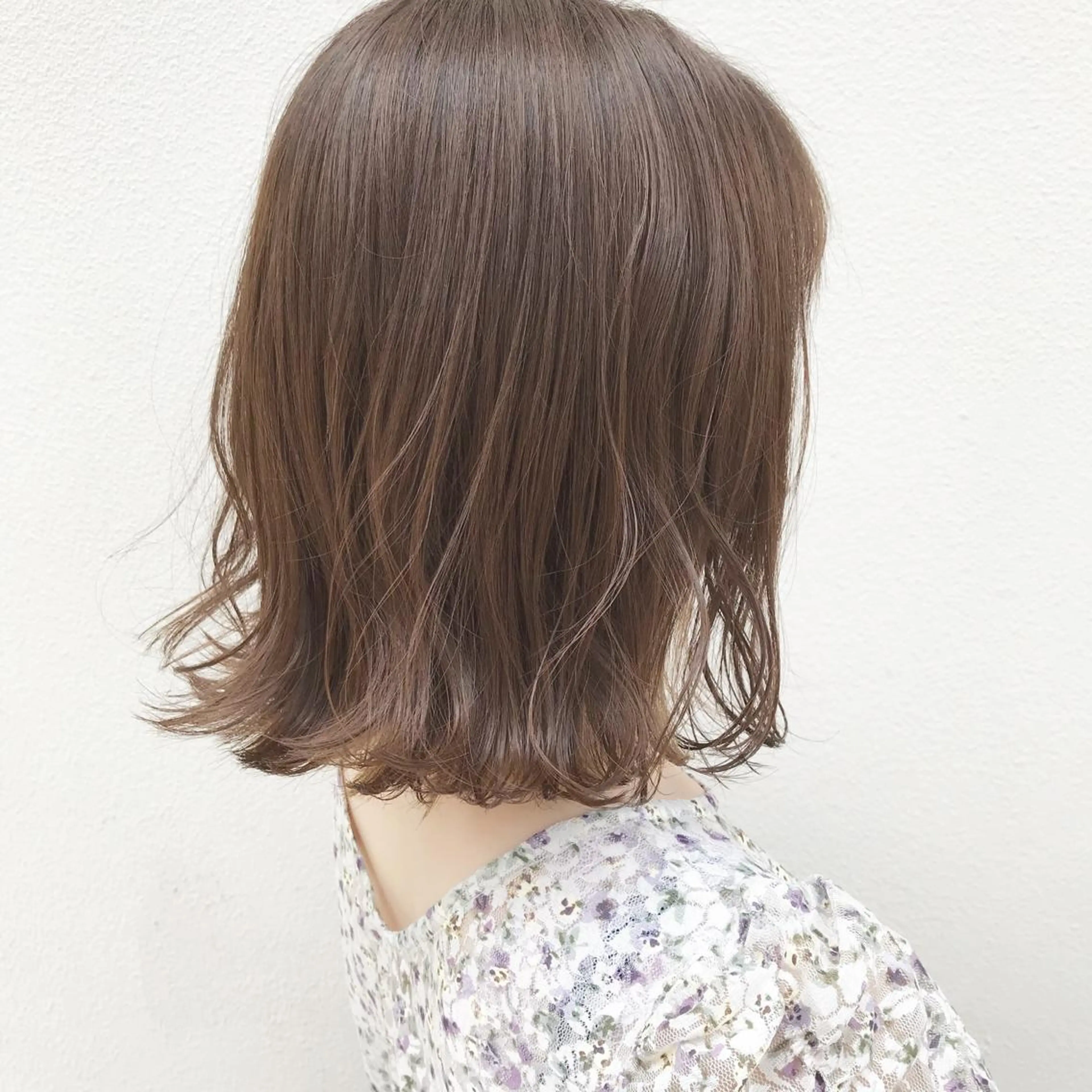 ミディアム カラー カット ヘアカラー トリートメント 嶋佐 昌大 シマサマオのヘアスタイル