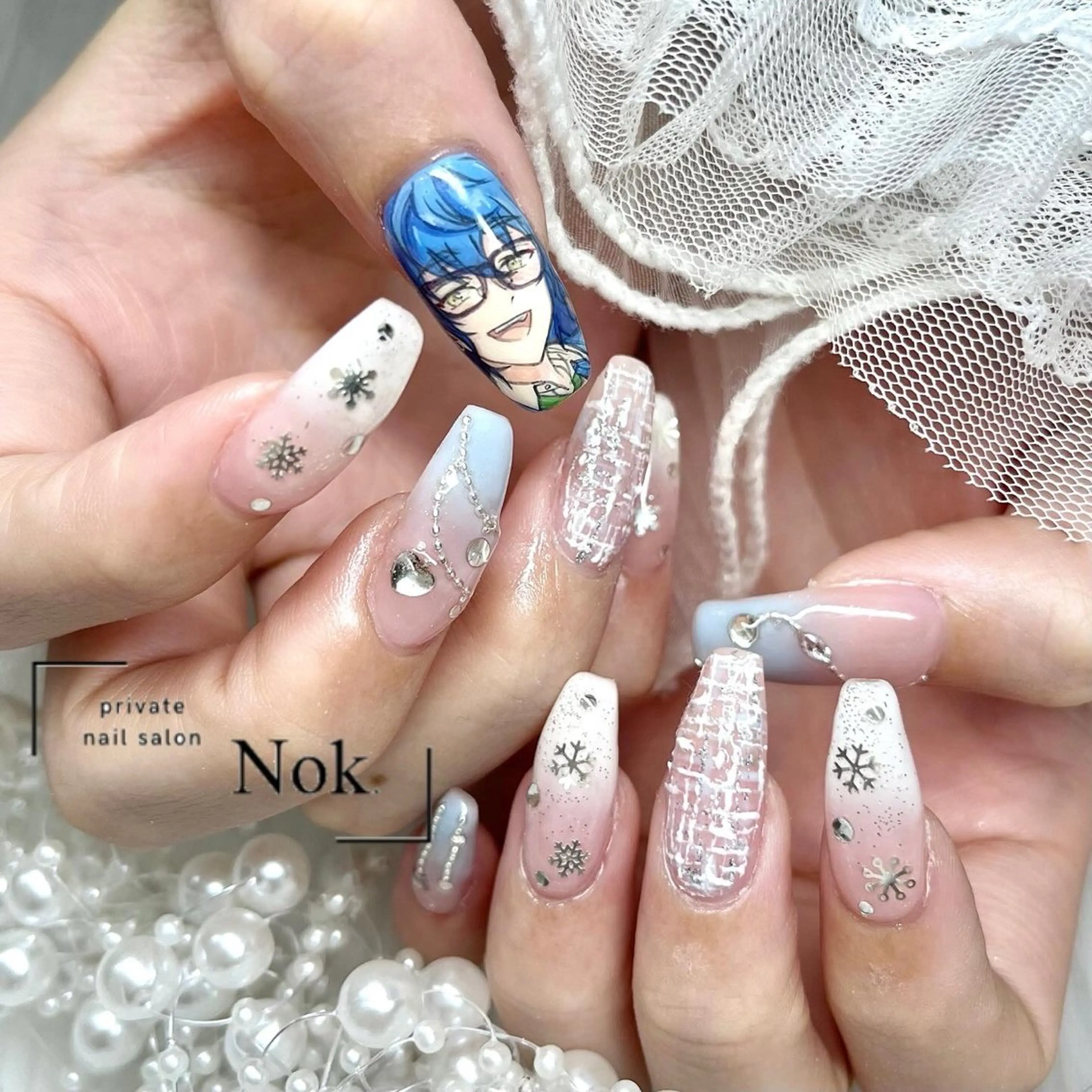 ネイル ハンドネイル 池袋痛ネイル Nok. 渡辺のネイルデザイン