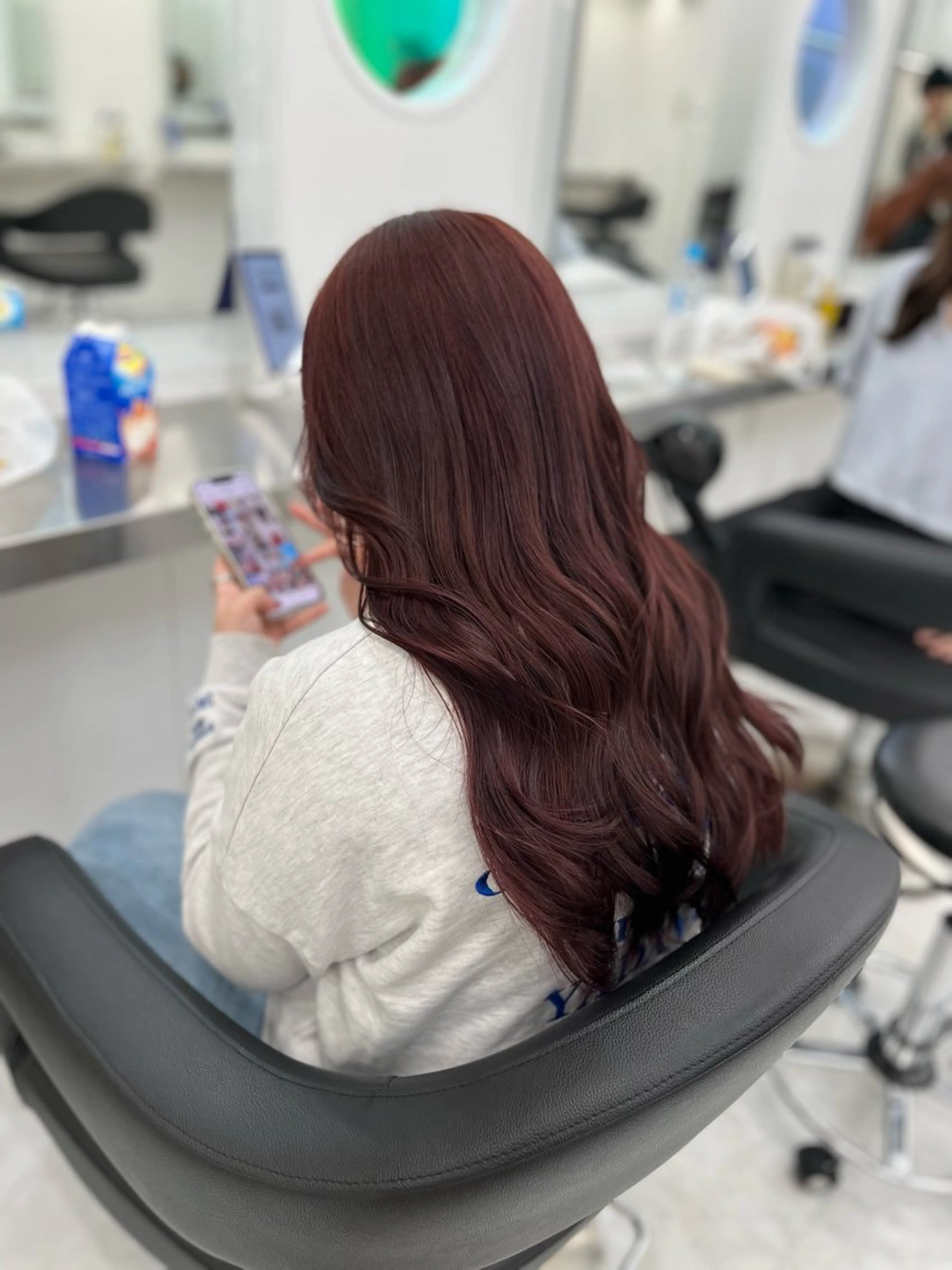 セミロング カラー ヘアアレンジ ヘアカラー トリートメント 愛されカラー🩷 はるなのヘアスタイル