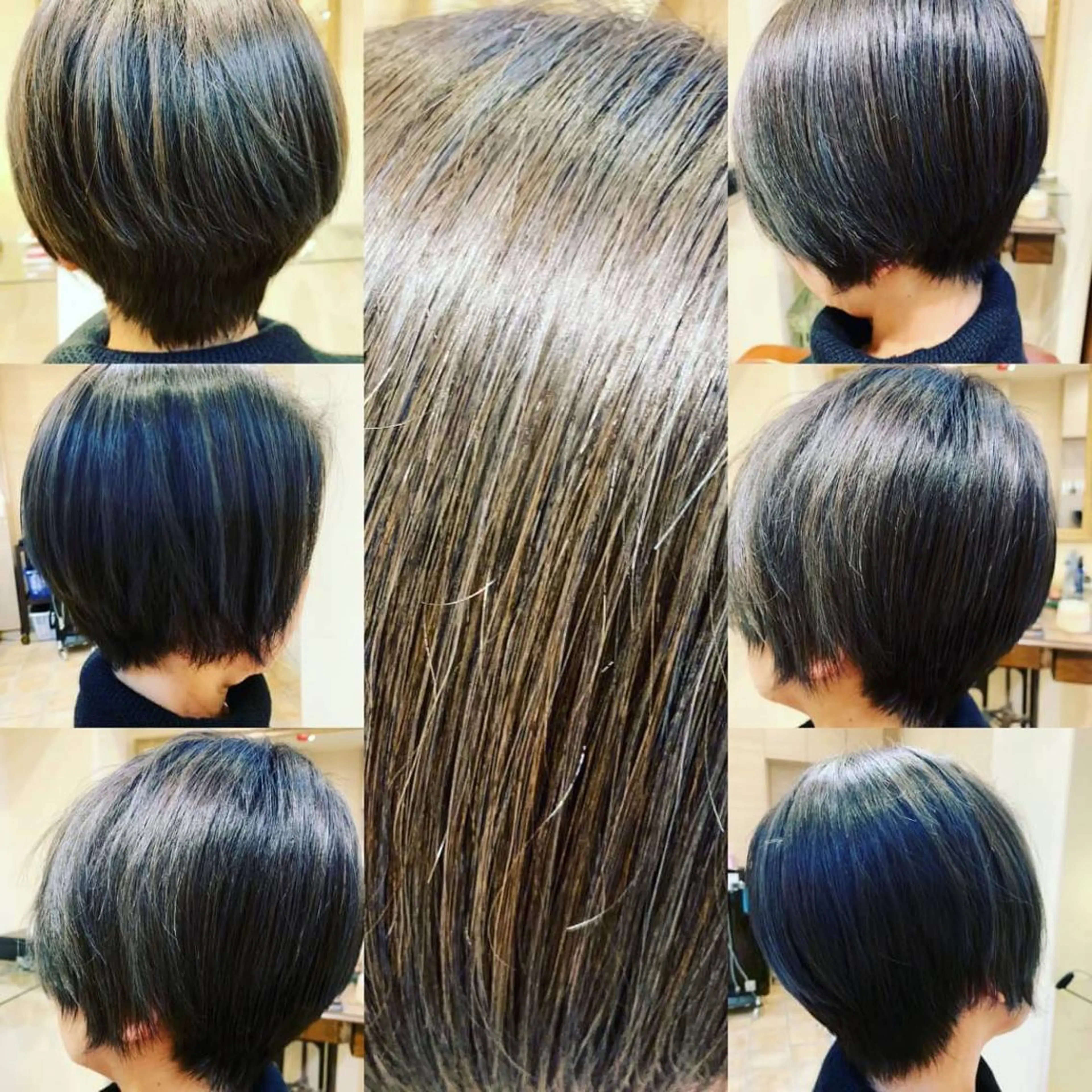 ショート カラー ブルーカラー ブルージュ HAIR LA COUPE所属・佐藤 俊夫のヘアスタイル